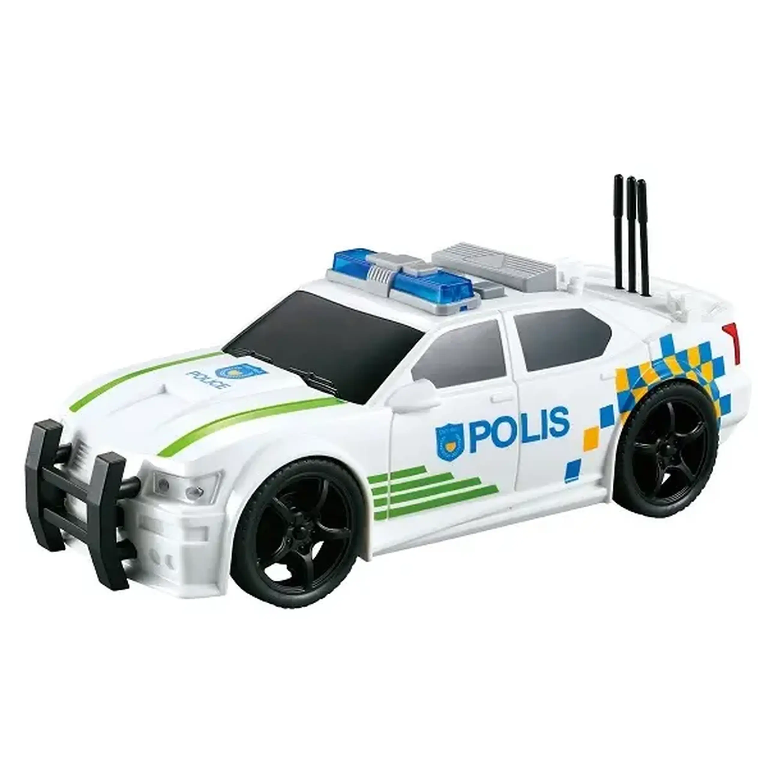1:20 Mașină de poliție cu fricțiune (lumini /sunete)