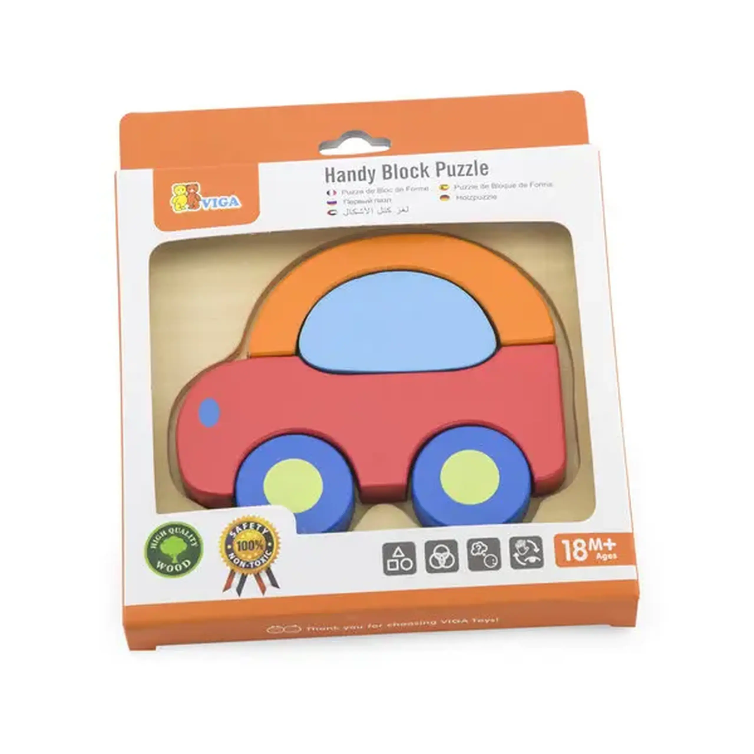Mini puzzle cu diferite forme “Automobil”