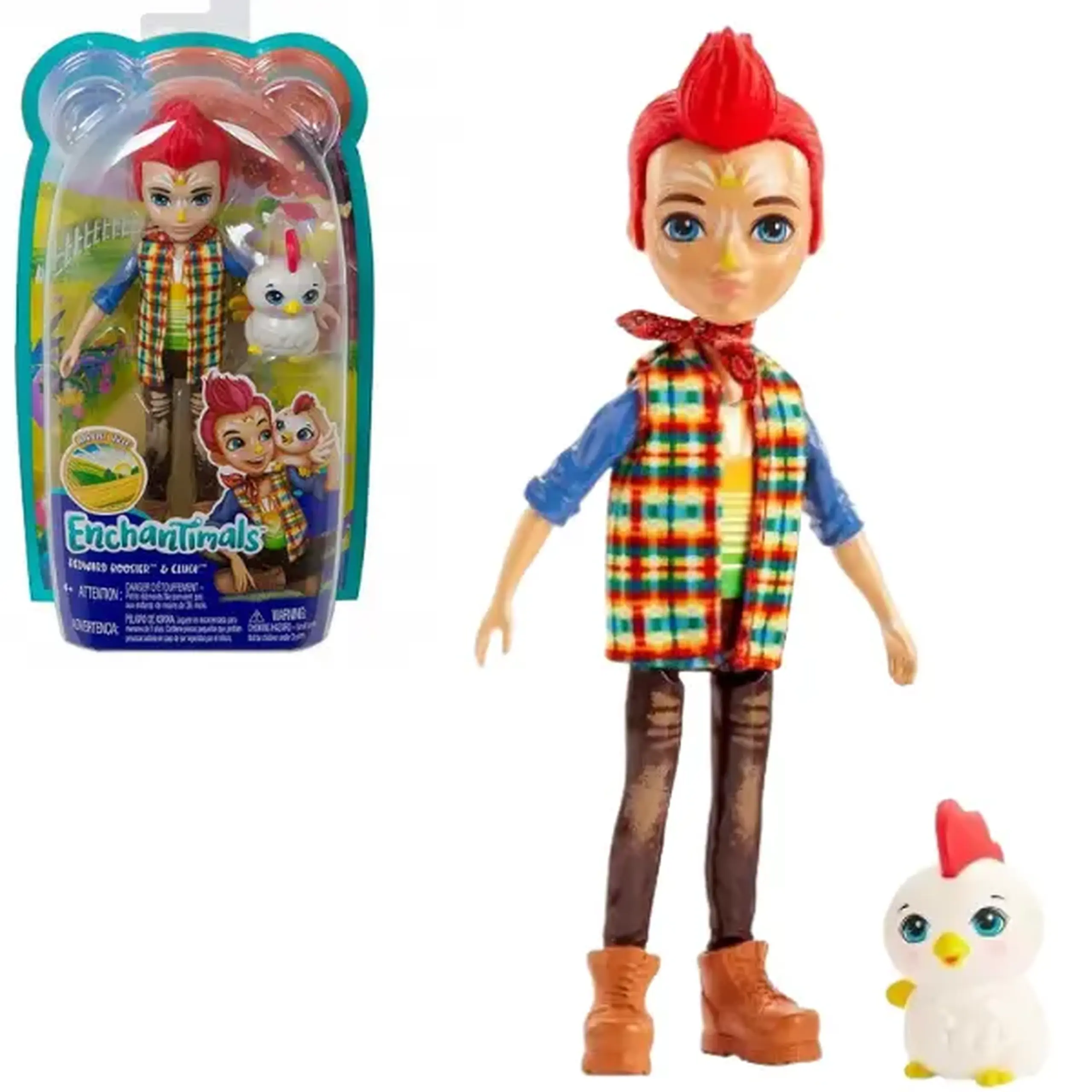 Păpușa Enchantimals "Redward Rooster & Cluck"