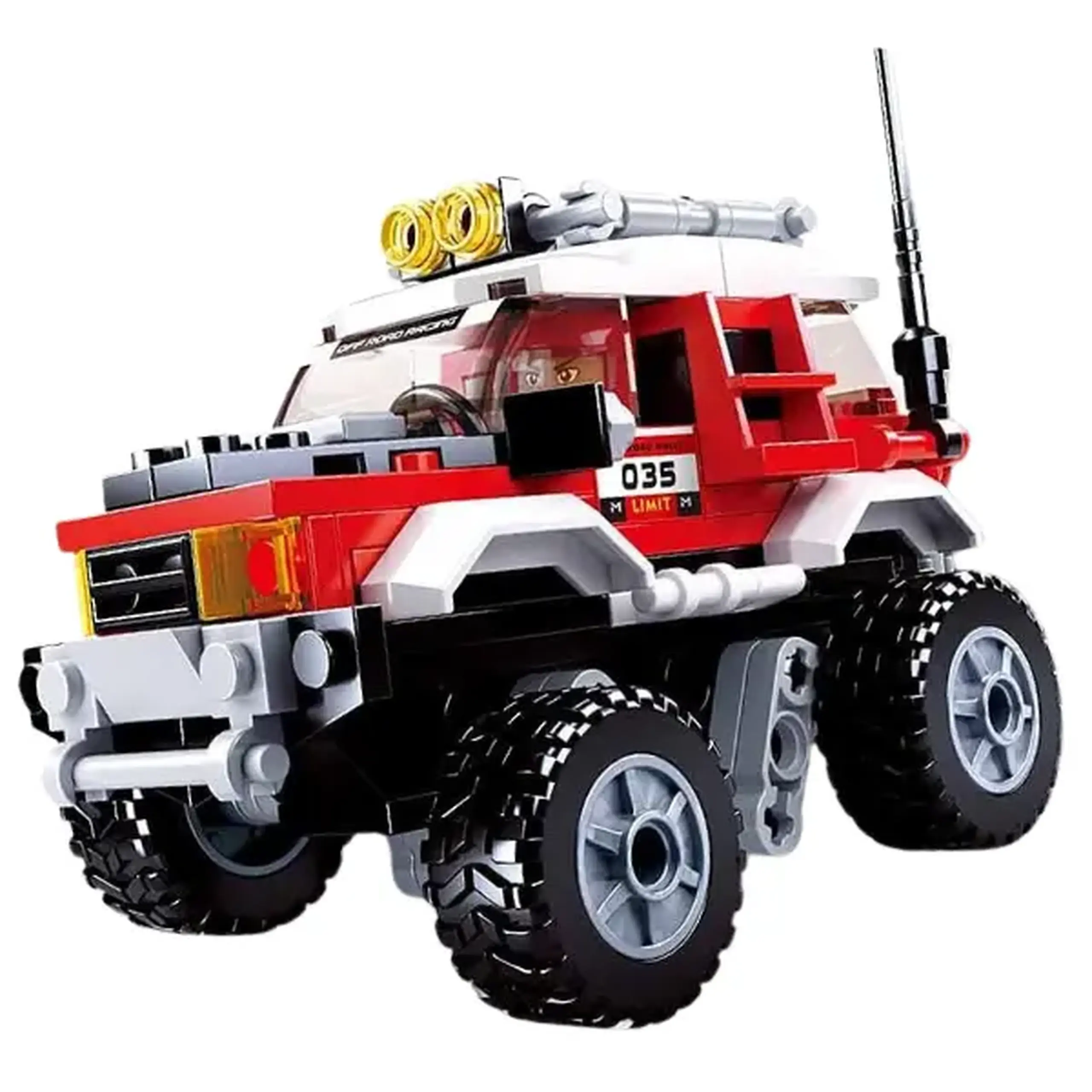 Set de construcție „SUV roșu”, 145 elem.