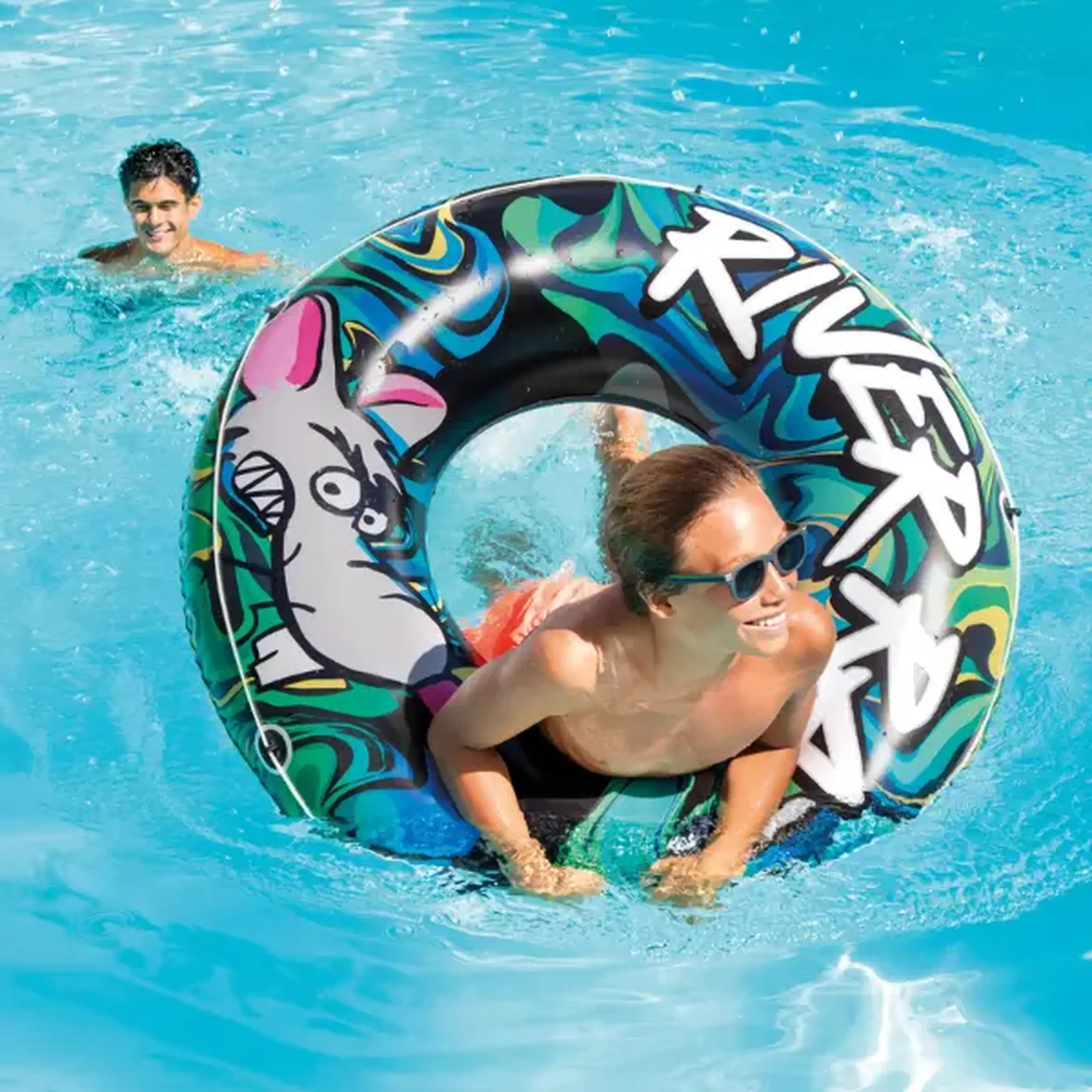INTEX Cerc gonflabil “River Rat”” D 122 cm, până la 100 kg, 9+