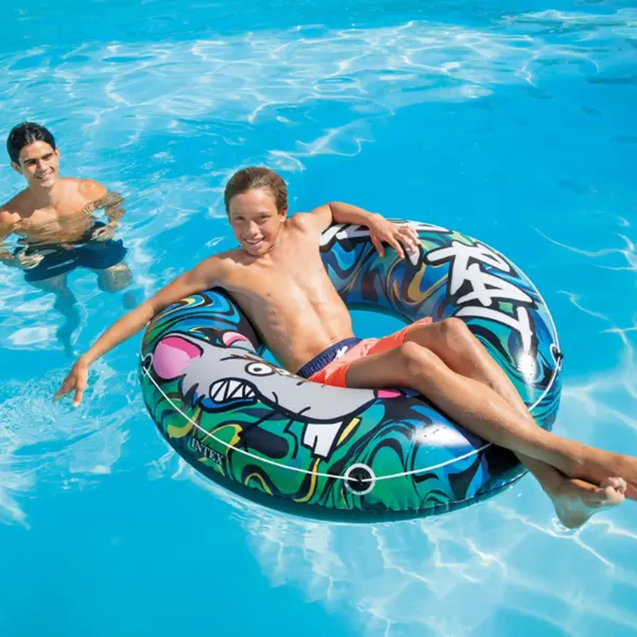 INTEX Cerc gonflabil “River Rat”” D 122 cm, până la 100 kg, 9+
