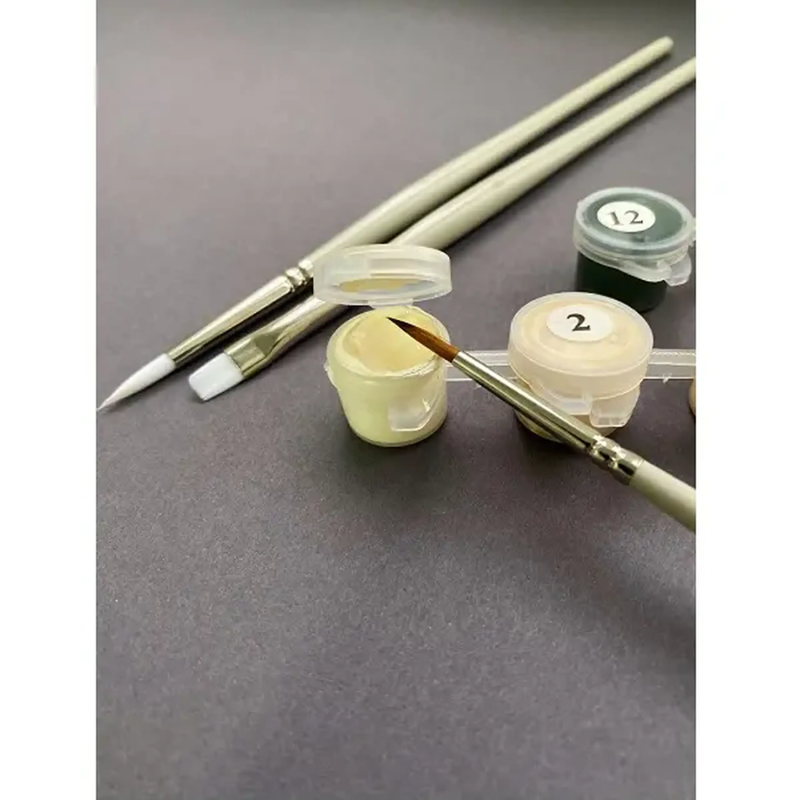 Periute din nailon, adaptate p/u picturile pe numere
