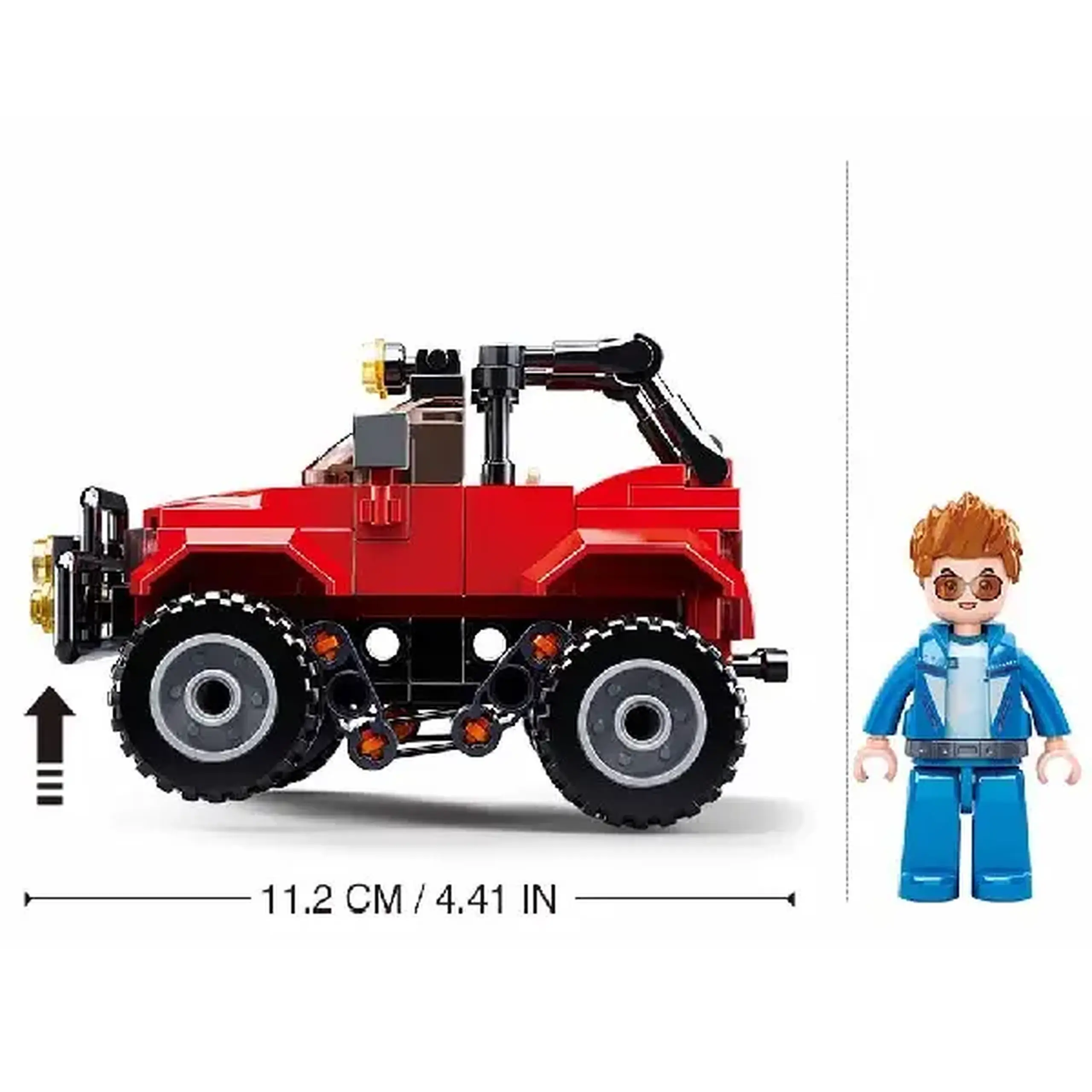 Set de construcție ”Jeep”, 135 elem.