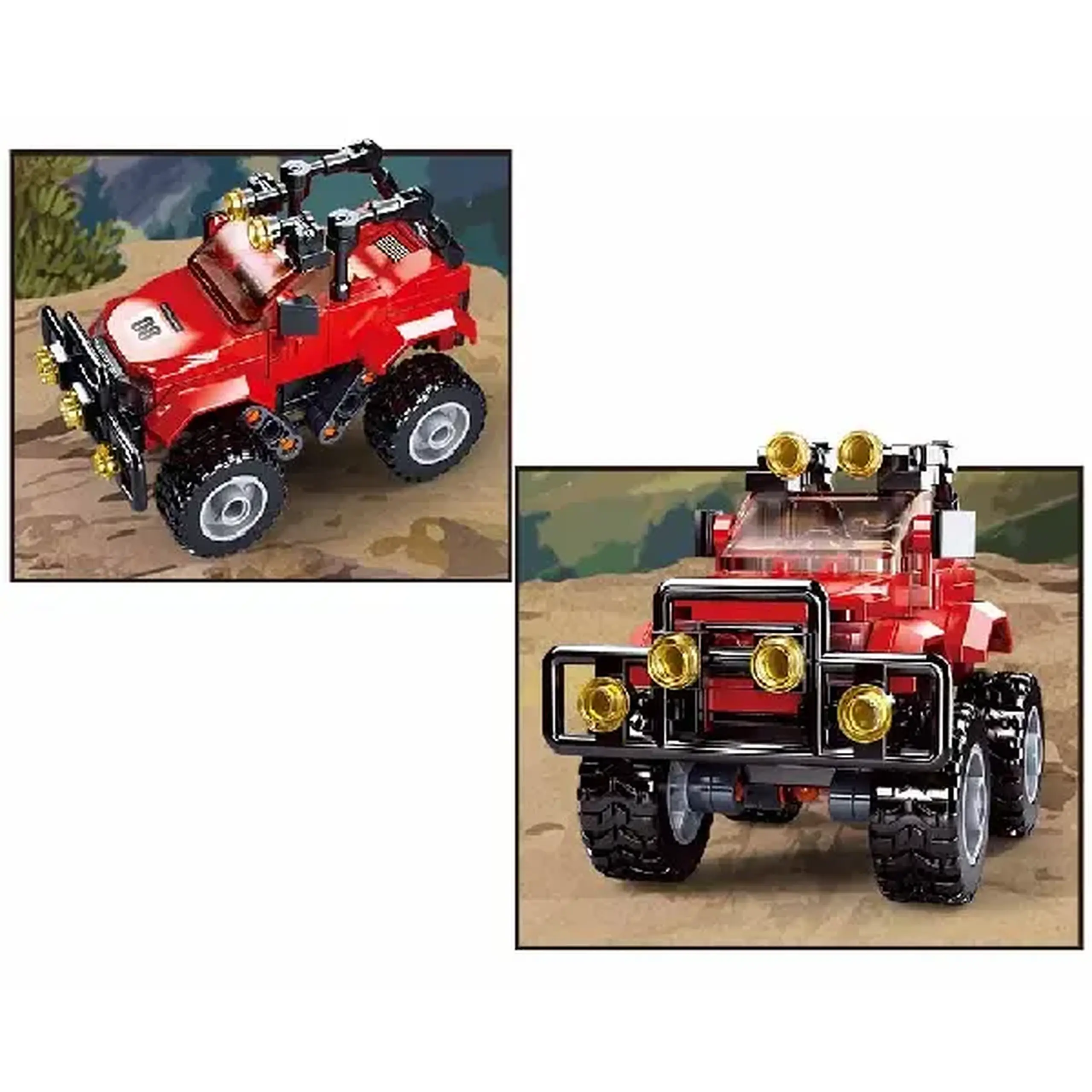Set de construcție ”Jeep”, 135 elem.