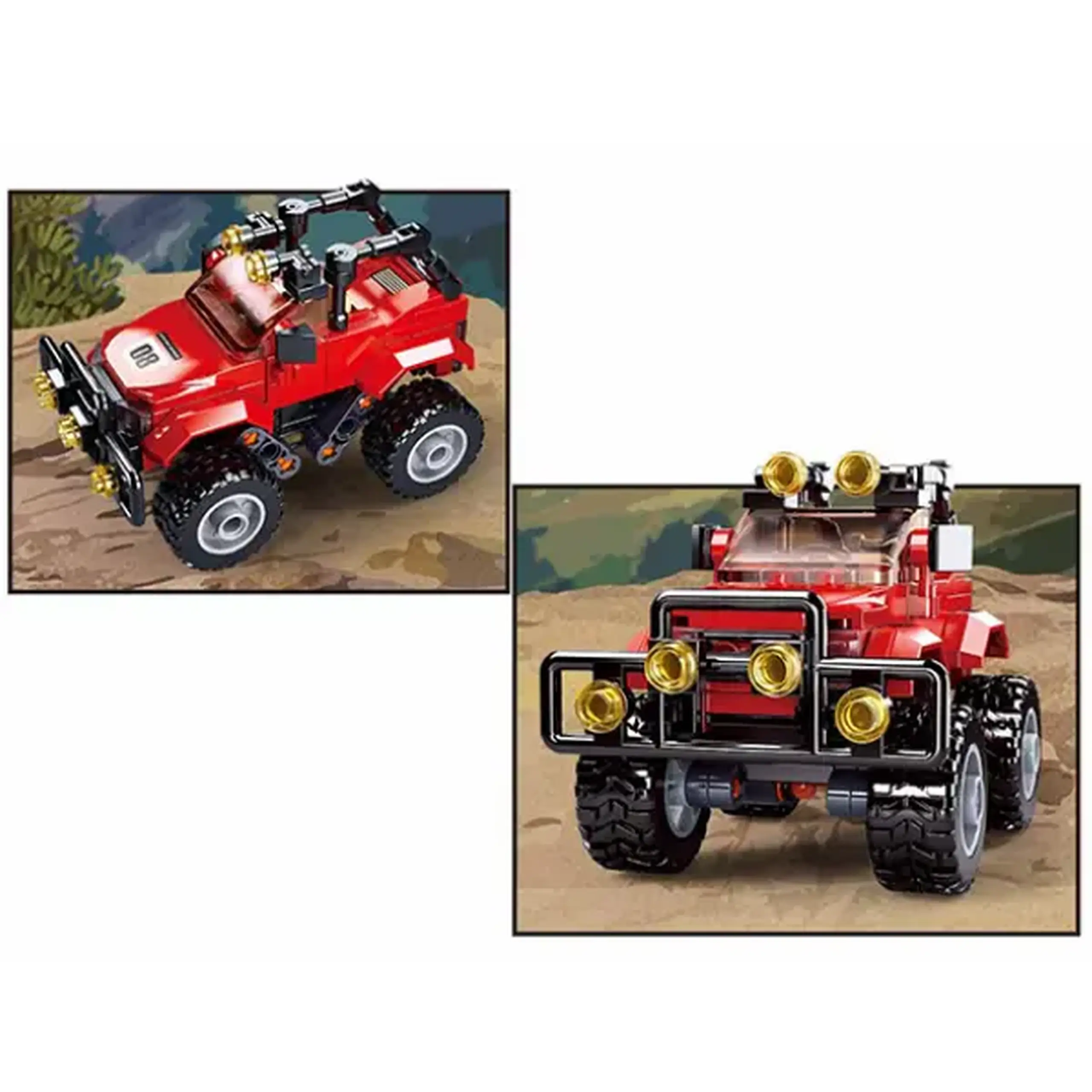 Set de construcție ”Jeep”, 135 elem.