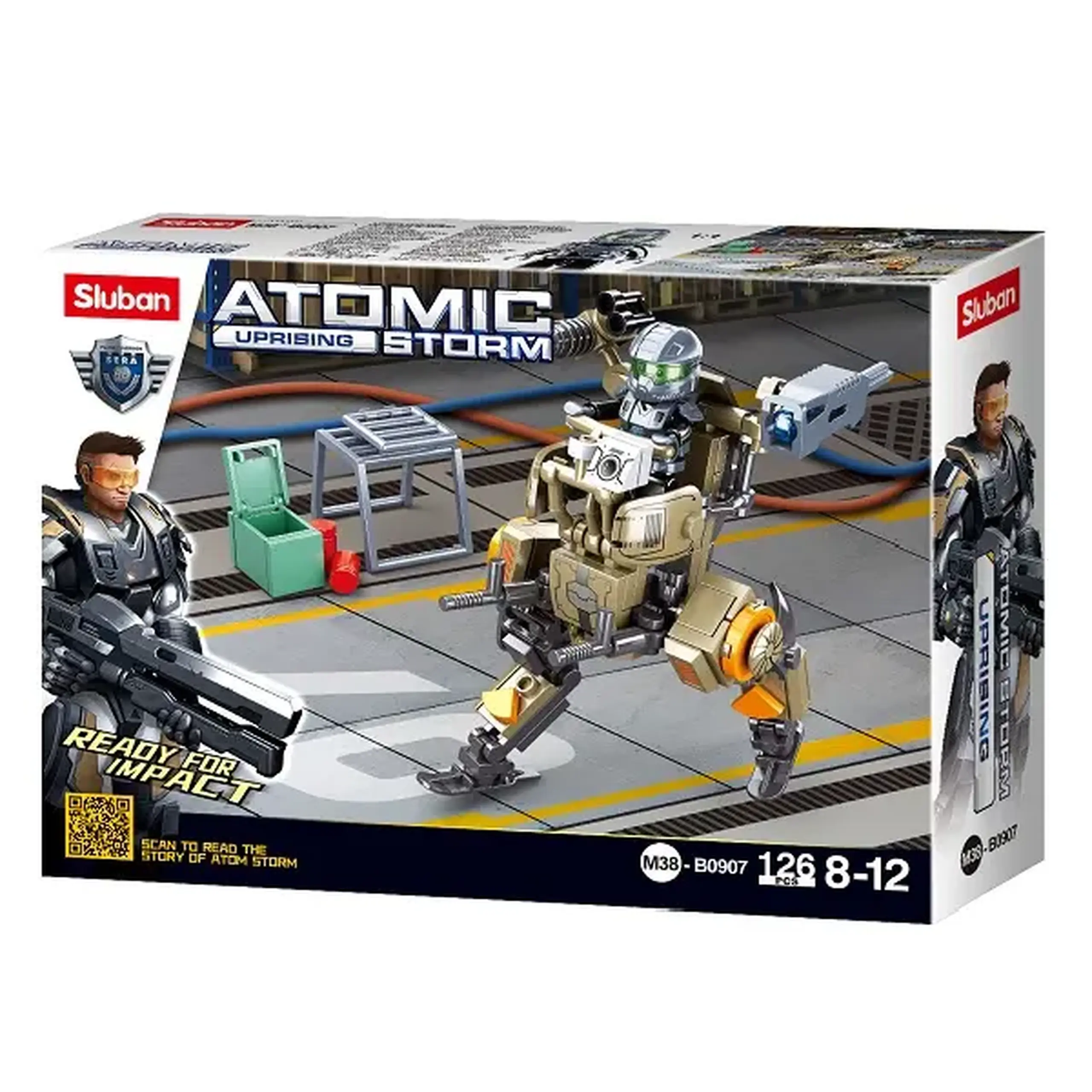 Set de construcție ”Robot-soldat AF1”, 126 elem.