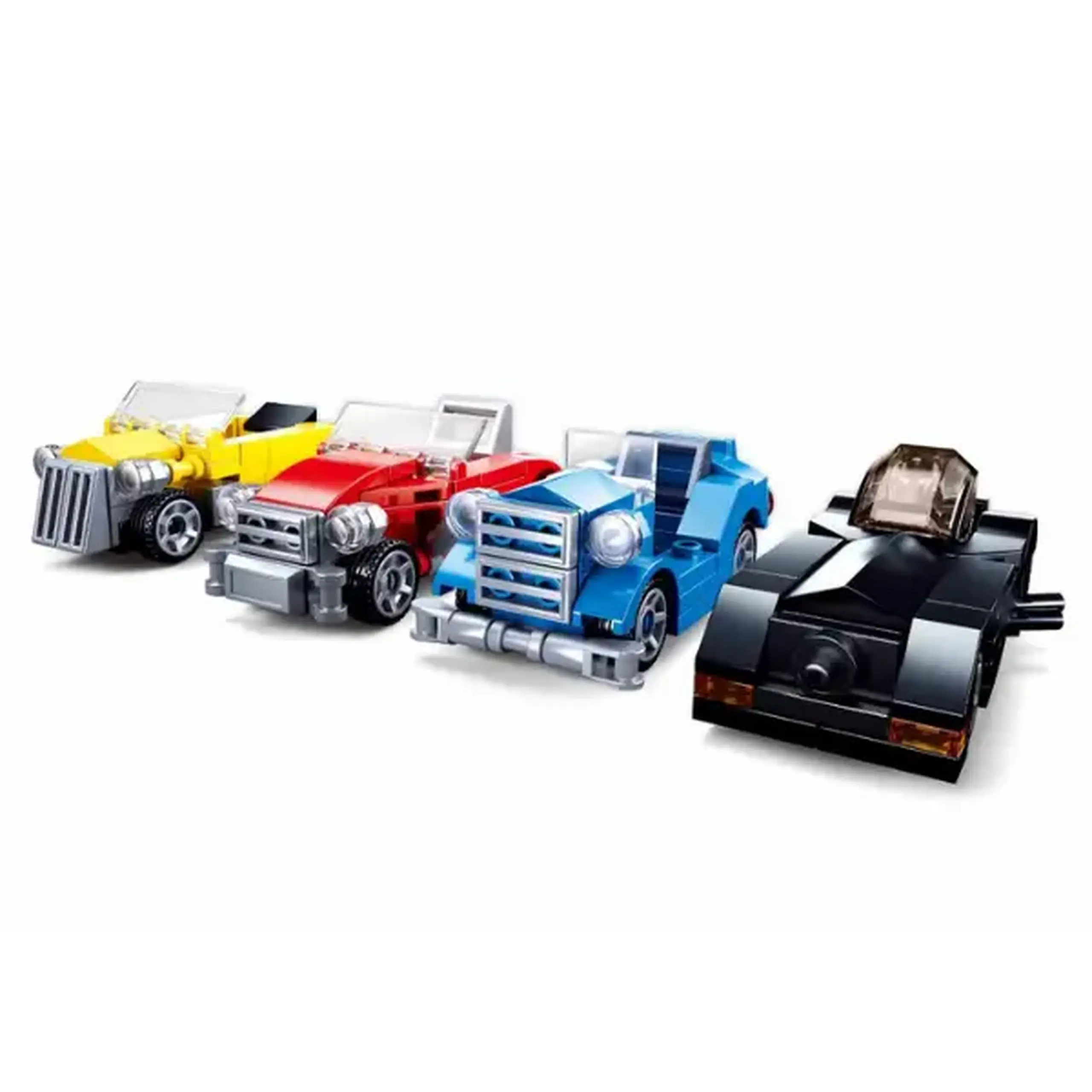 Set de construcție ”Asamblează Hotrod”, 4 modele, de la 41 pînă la 50 elem.
