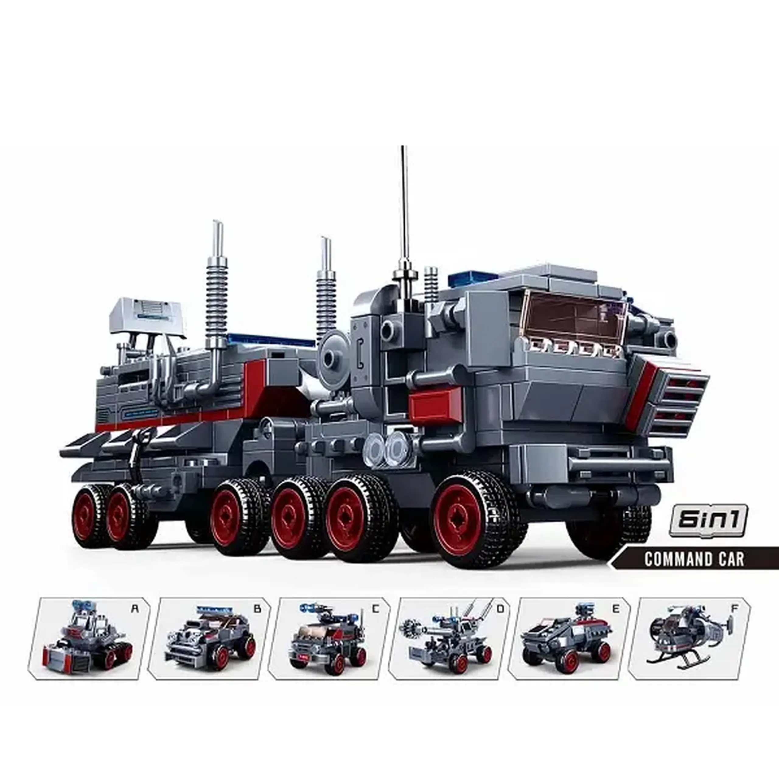 Set de construcție ”Război spațial”, 6 modele, de la 78 pînă la 93 elem.