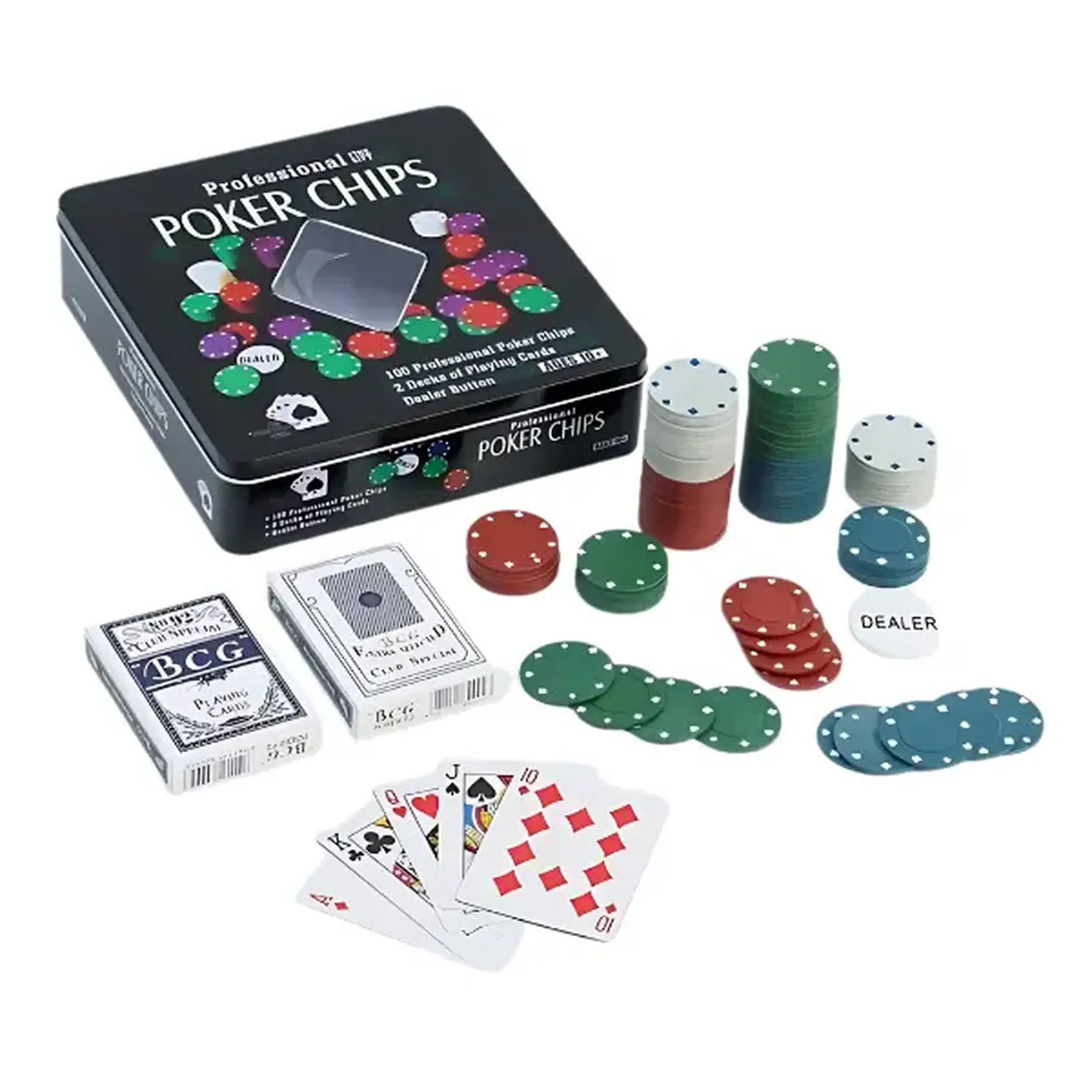 Set de joc "Poker", 100 jetoane