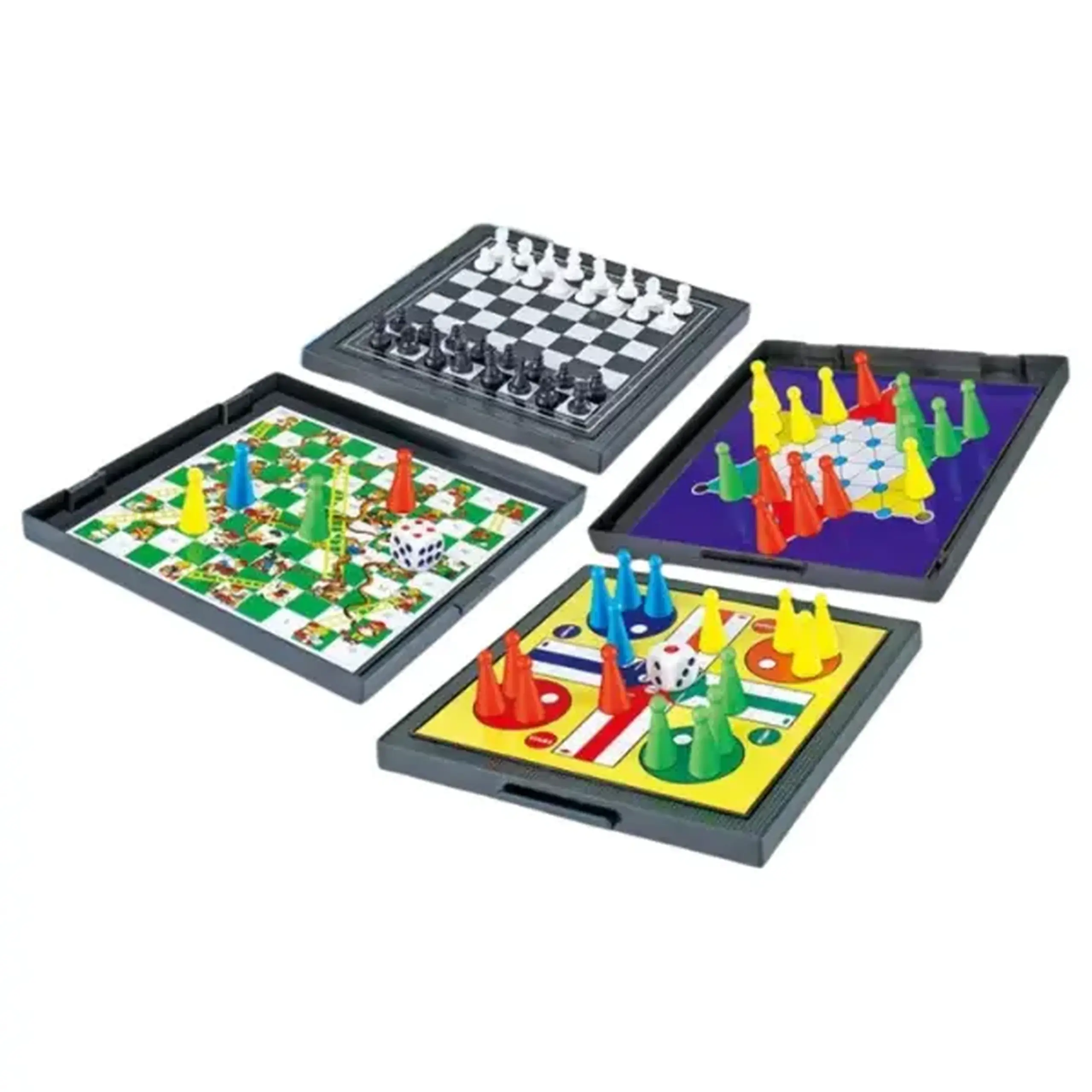 Joc de societate magnetic 4 în 1