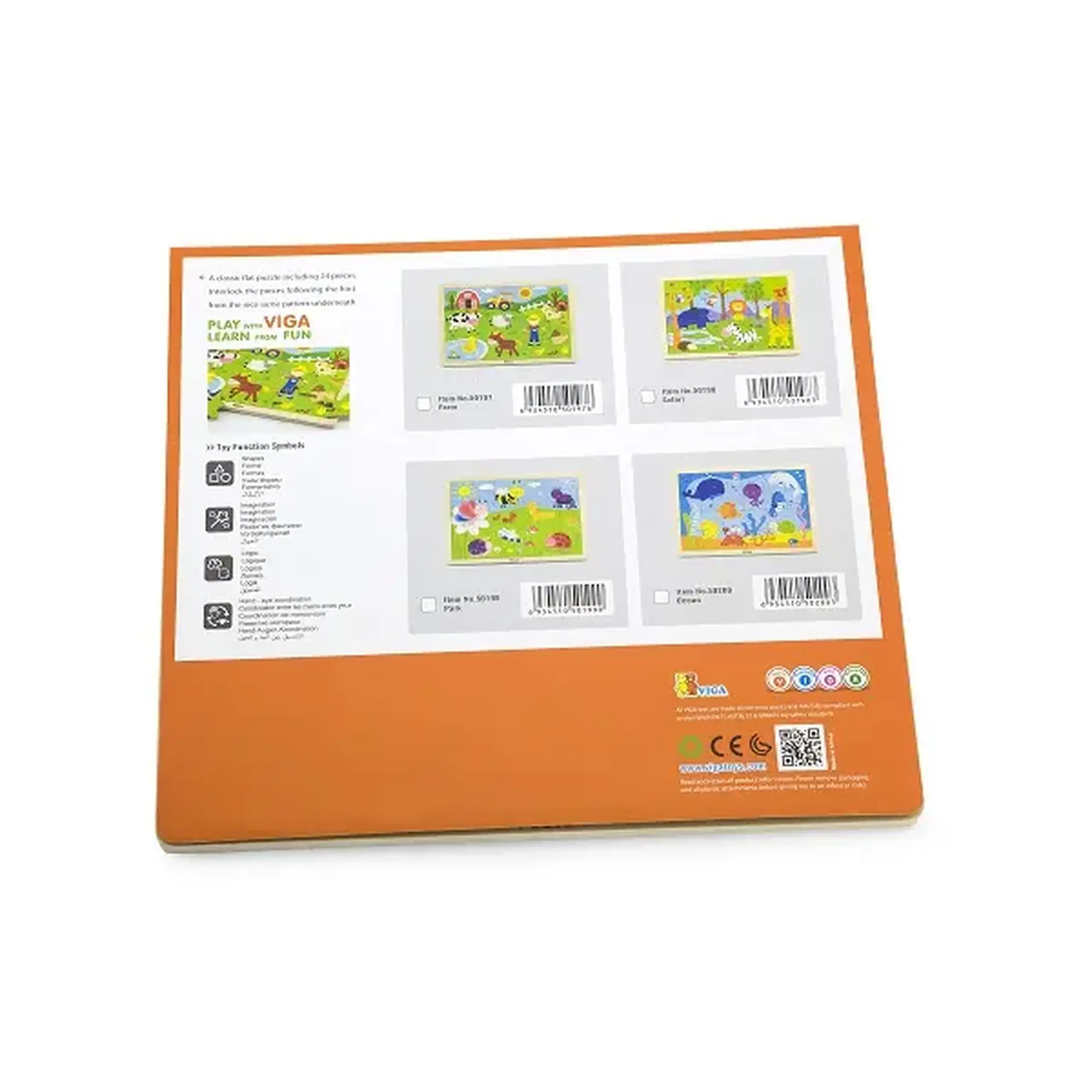 Puzzle din lemn "Ocean" 24 elem.