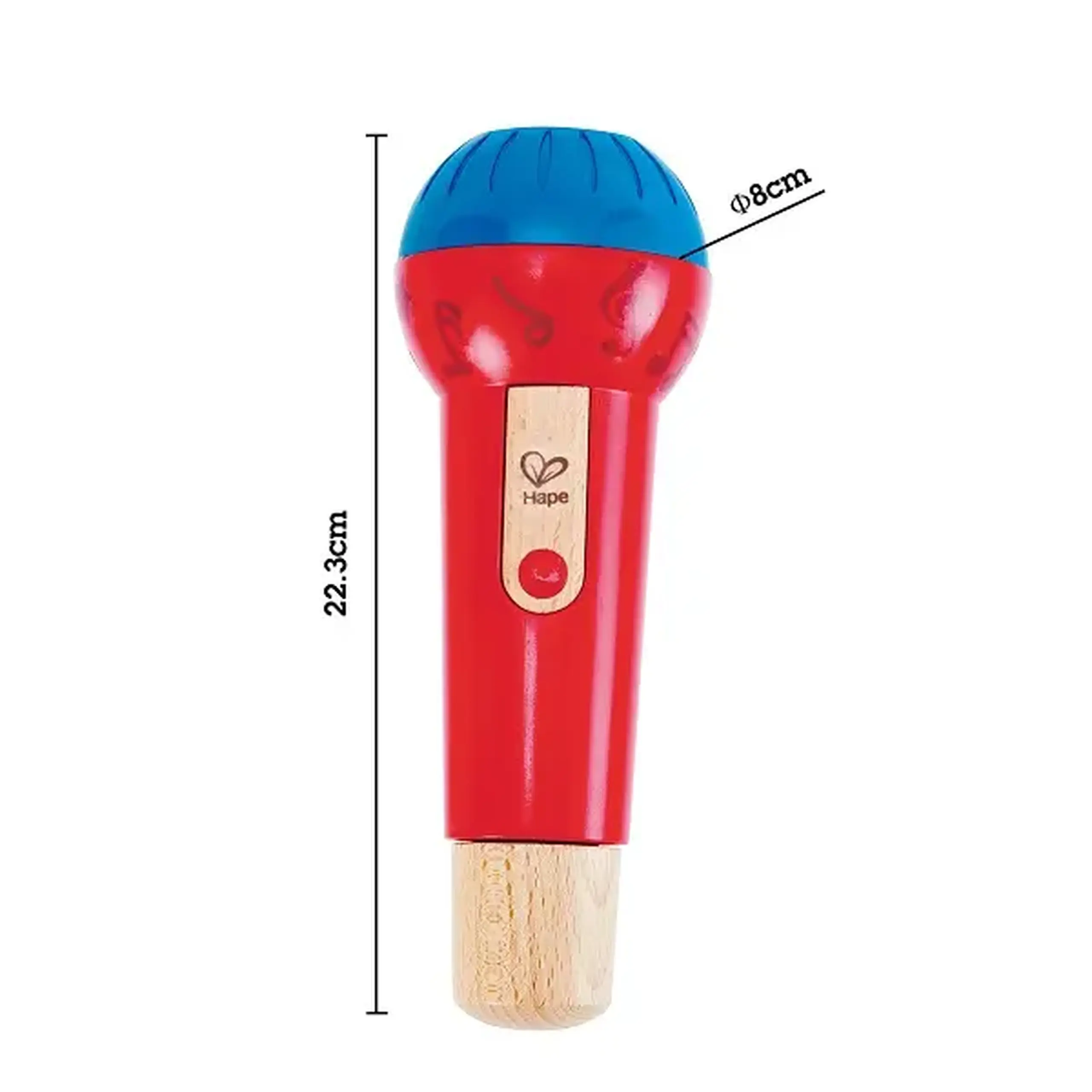 Microfon de lemn