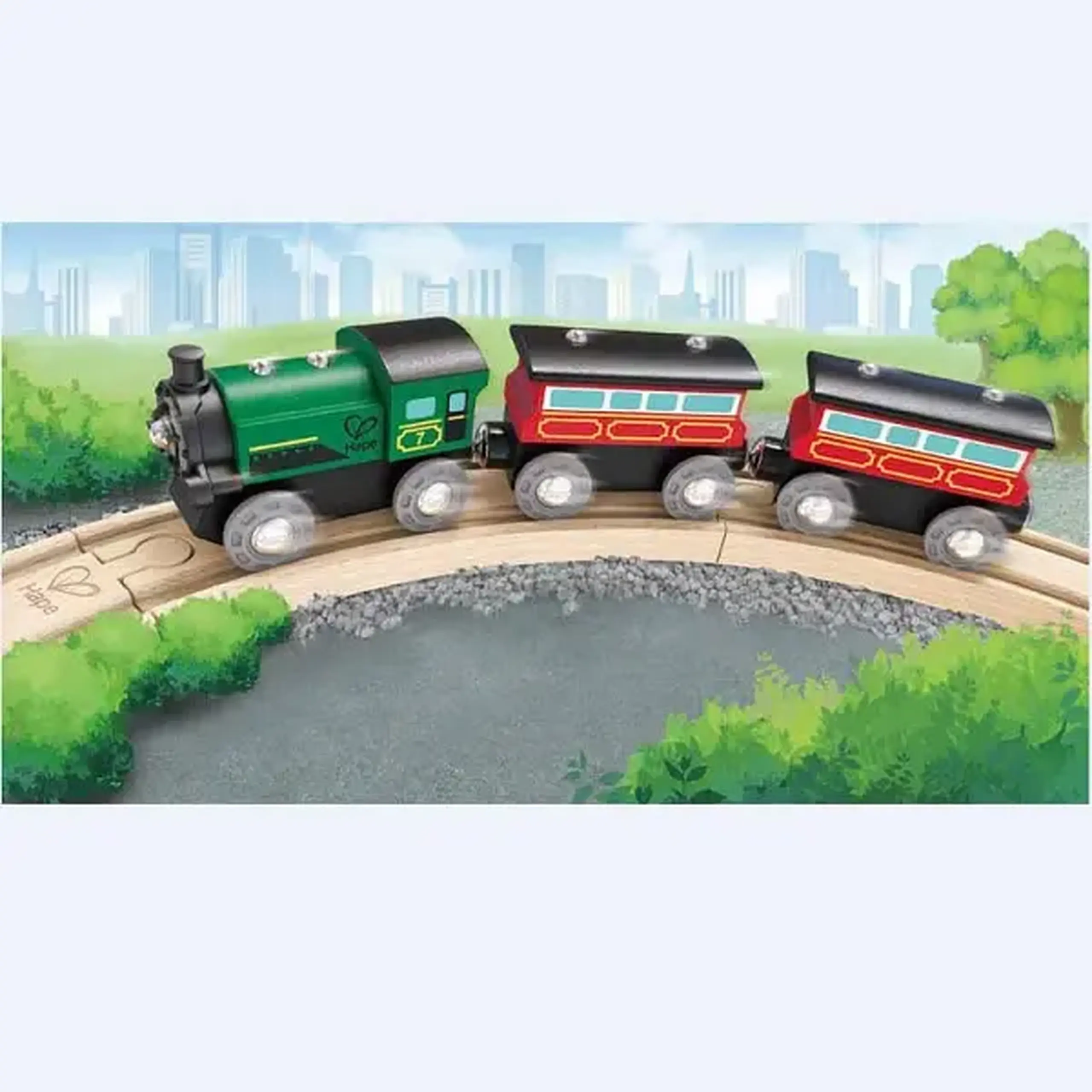 Tren de pasageri pe aburi