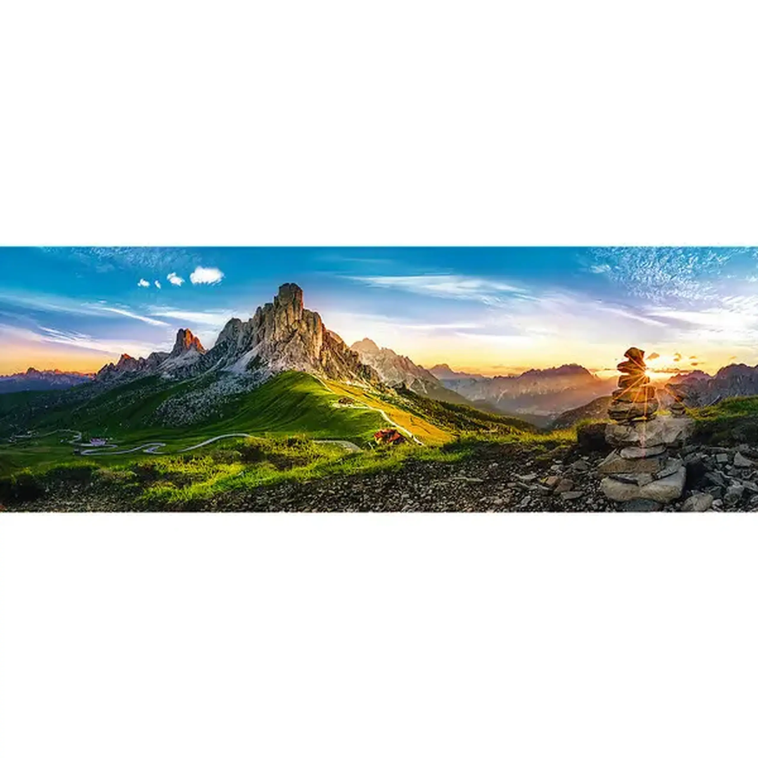 Puzzle 1000 Panorama - Passo di Giau, Dolomites