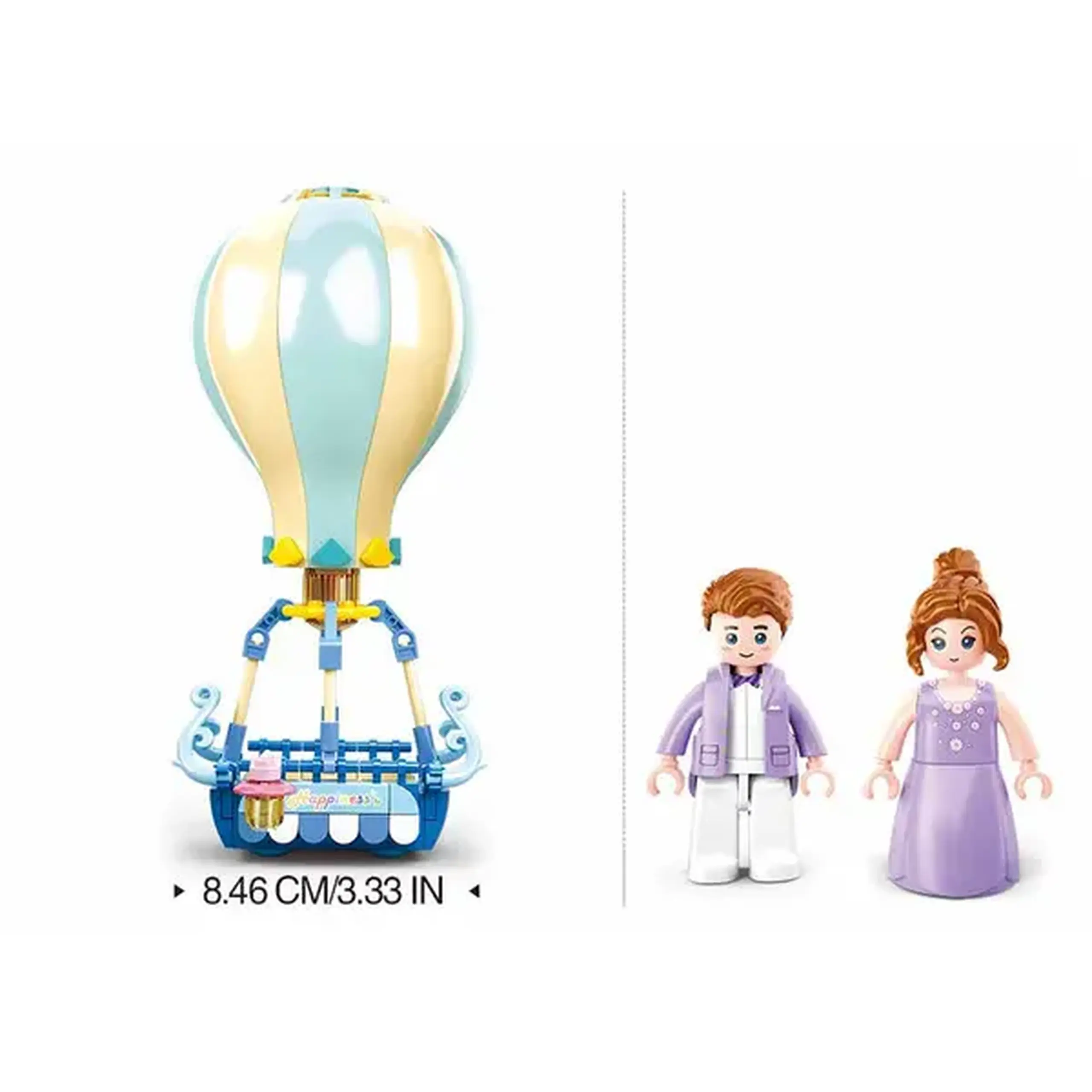 Set de construcție ”Balon cu aer cald”, 124 elem.