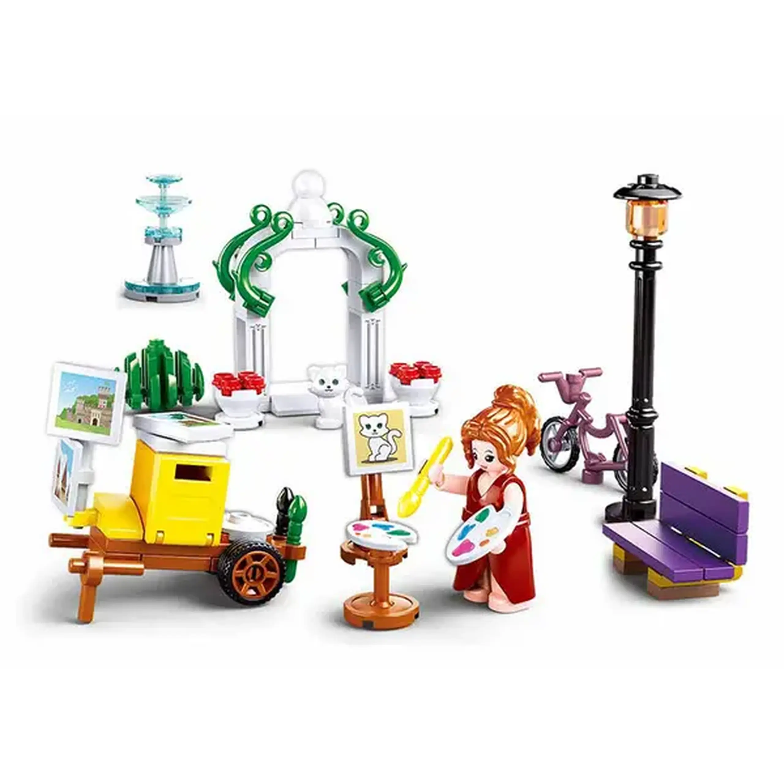 Set de construcție ”Parc”, 114 elem.