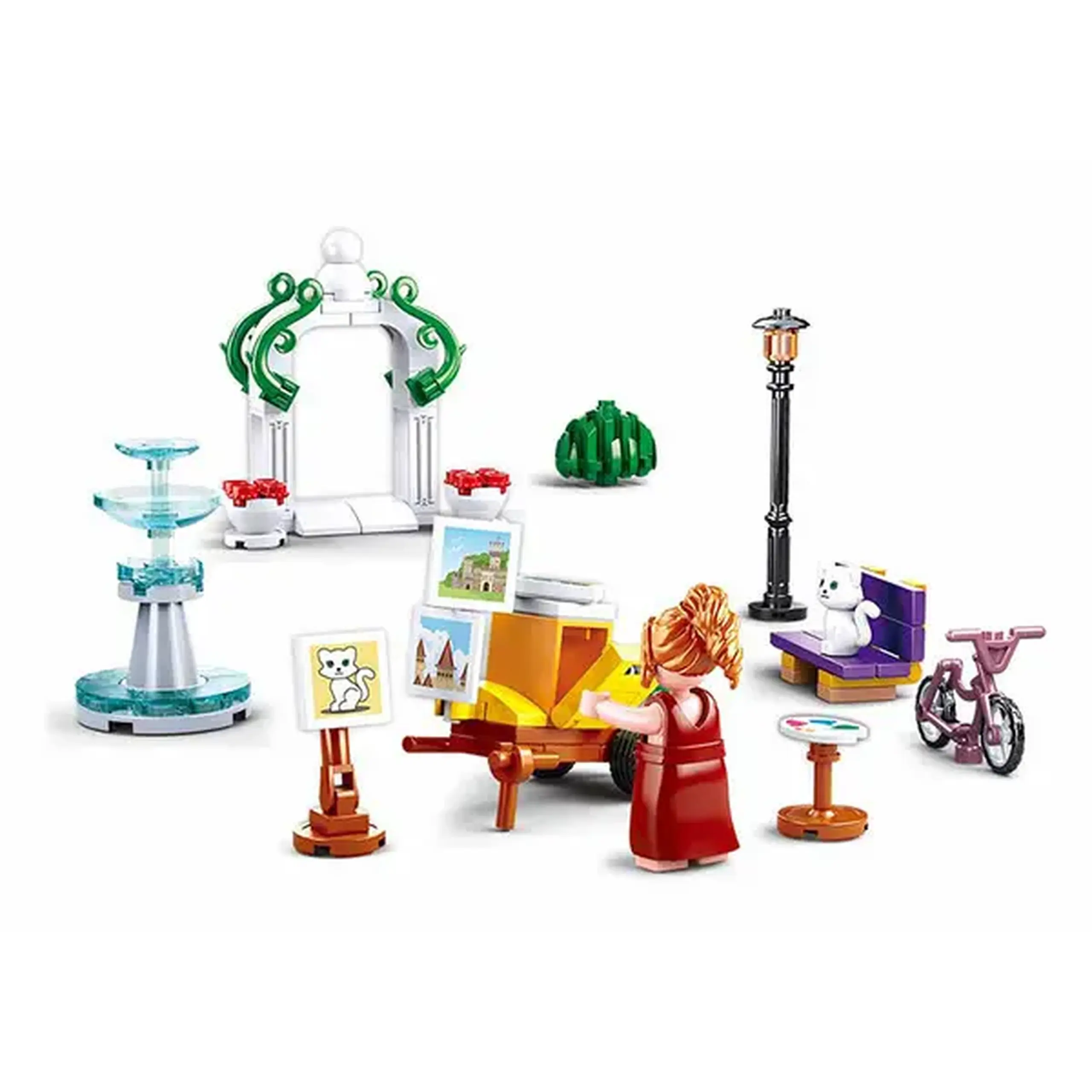 Set de construcție ”Parc”, 114 elem.