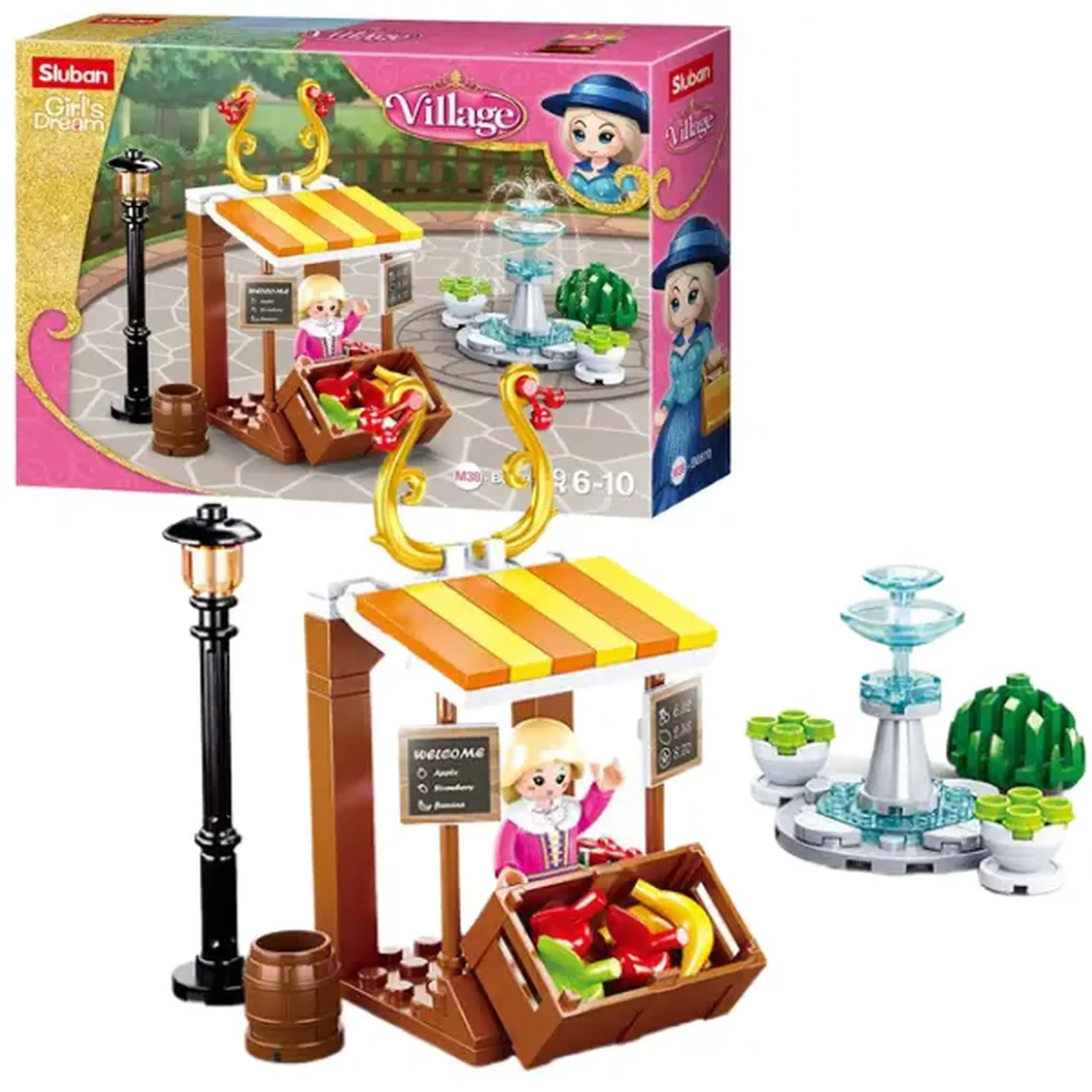 Set de construcție ”Magazin de fructe”, 99 elem.