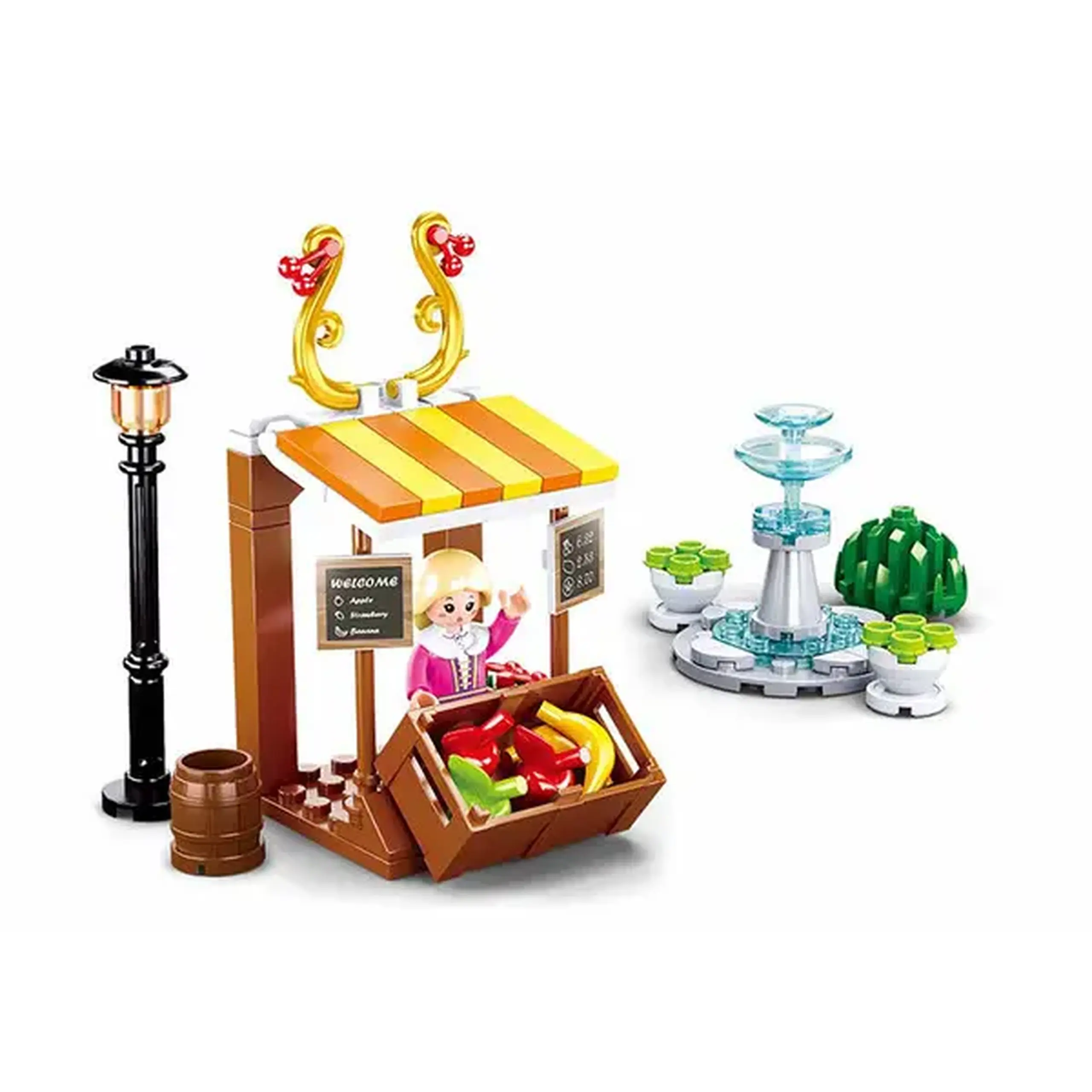 Set de construcție ”Magazin de fructe”, 99 elem.