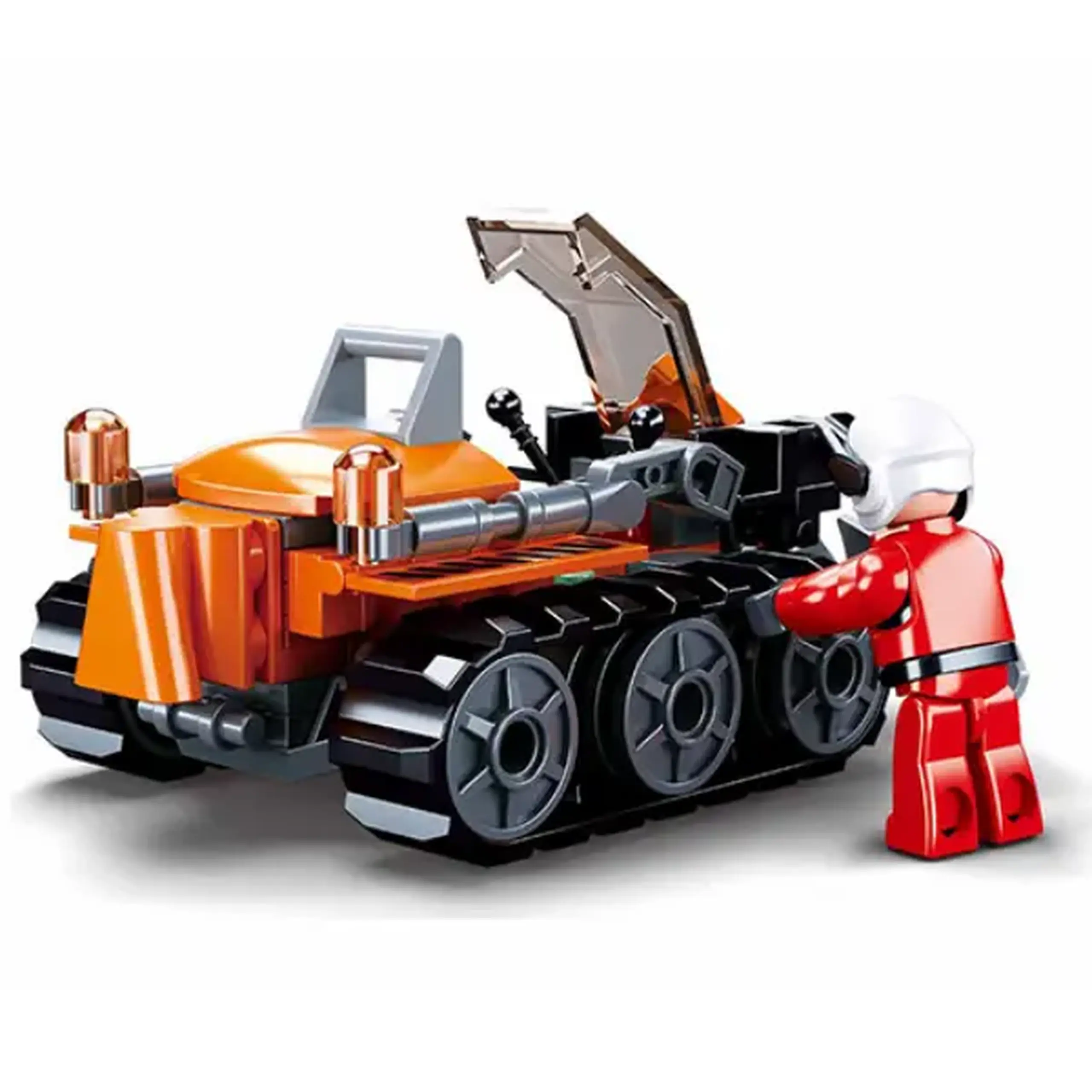 Set de construcție „ATV pentru deszăpezire”, 82 elem