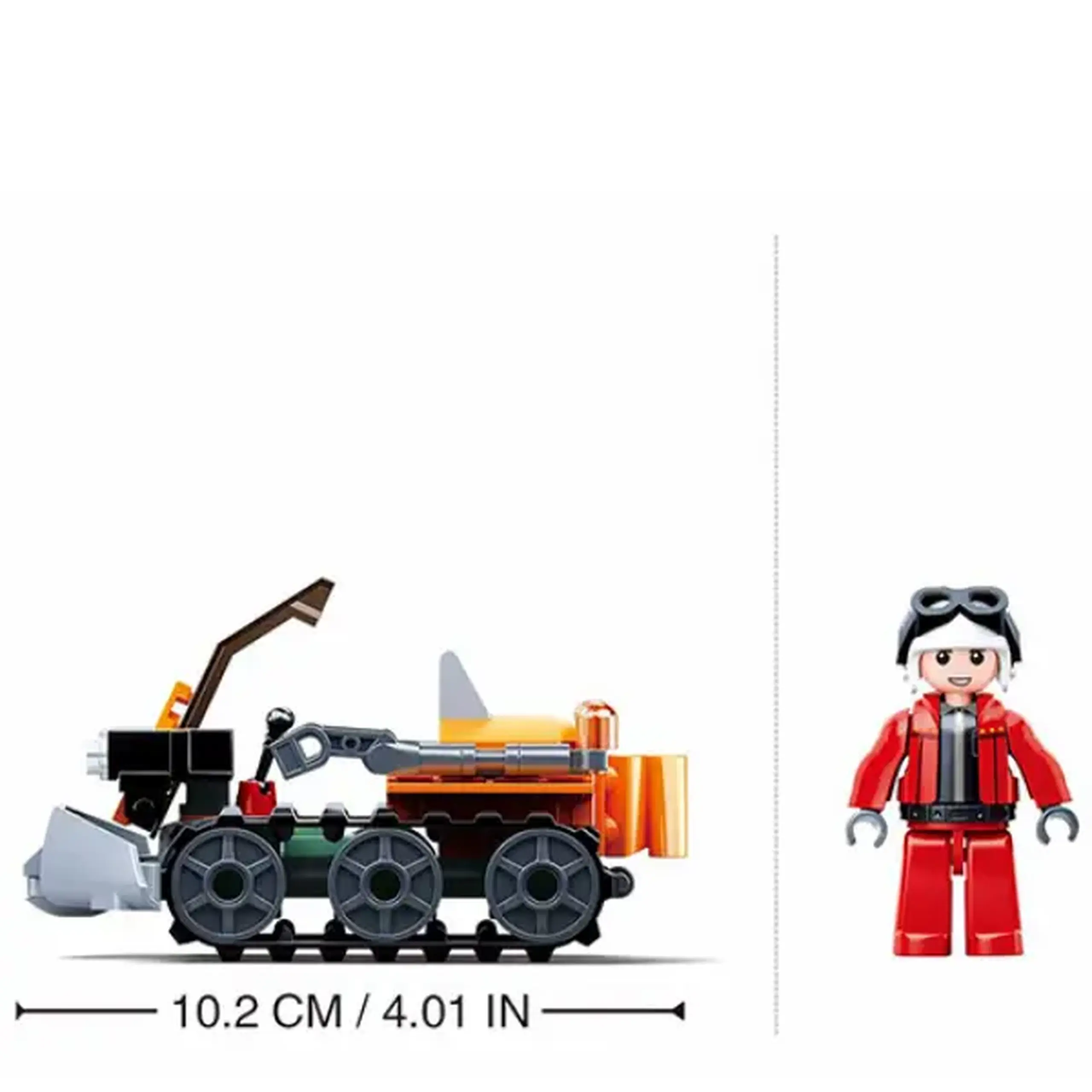 Set de construcție „ATV pentru deszăpezire”, 82 elem