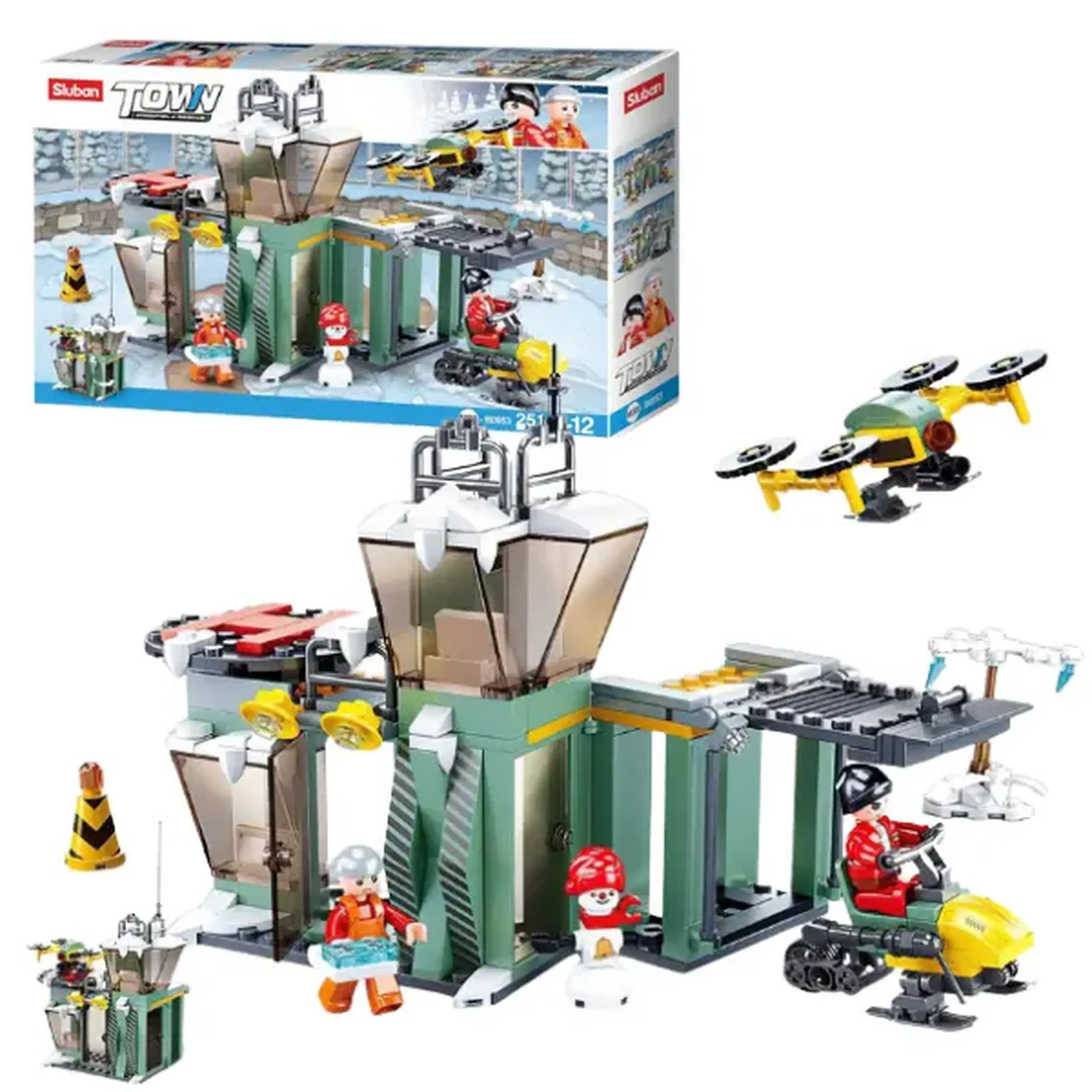 Constructor Town (Snowfield rescue) — "Rescue Base", 251 elem.