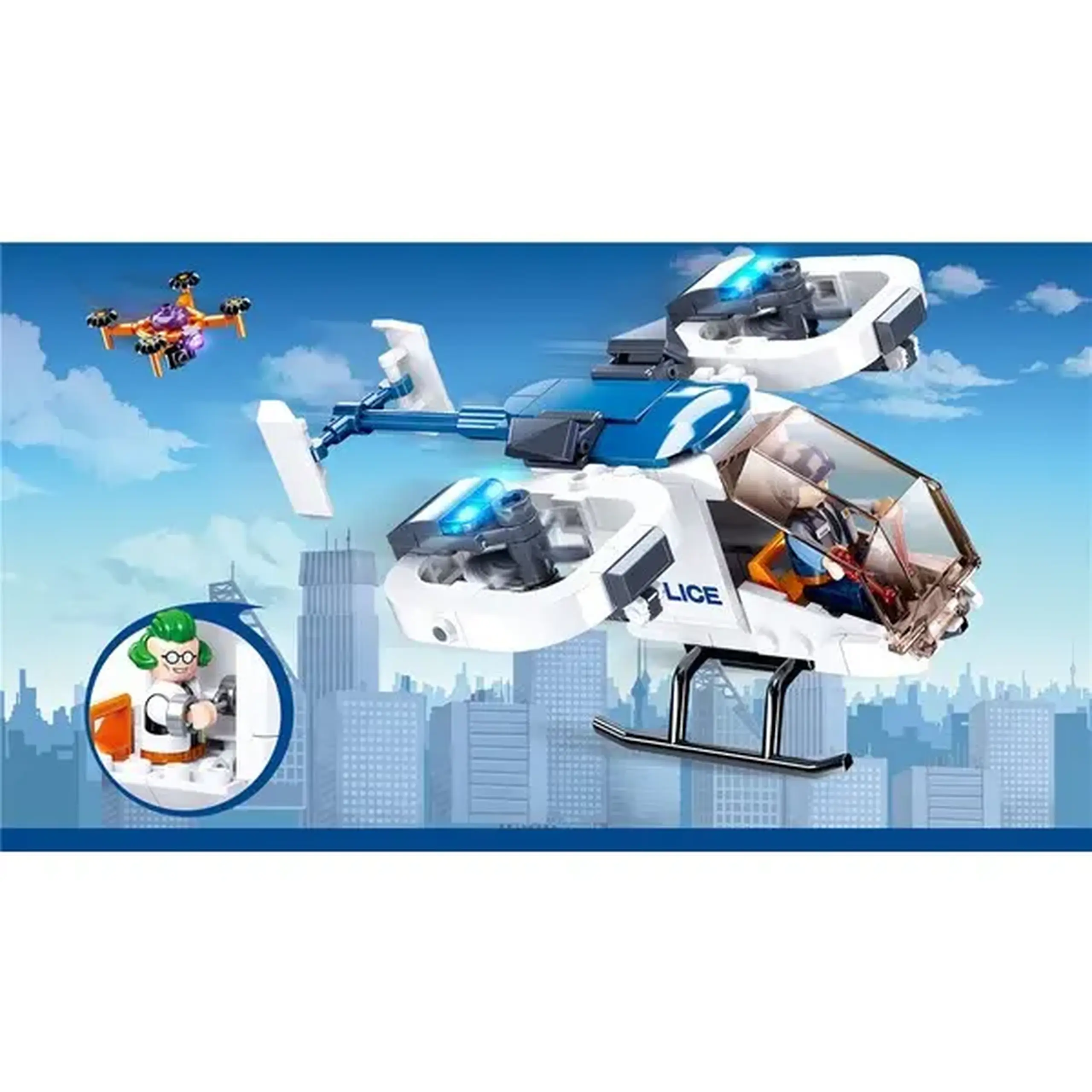 Set de construcție ”Elicopter blindat", 161 elem.