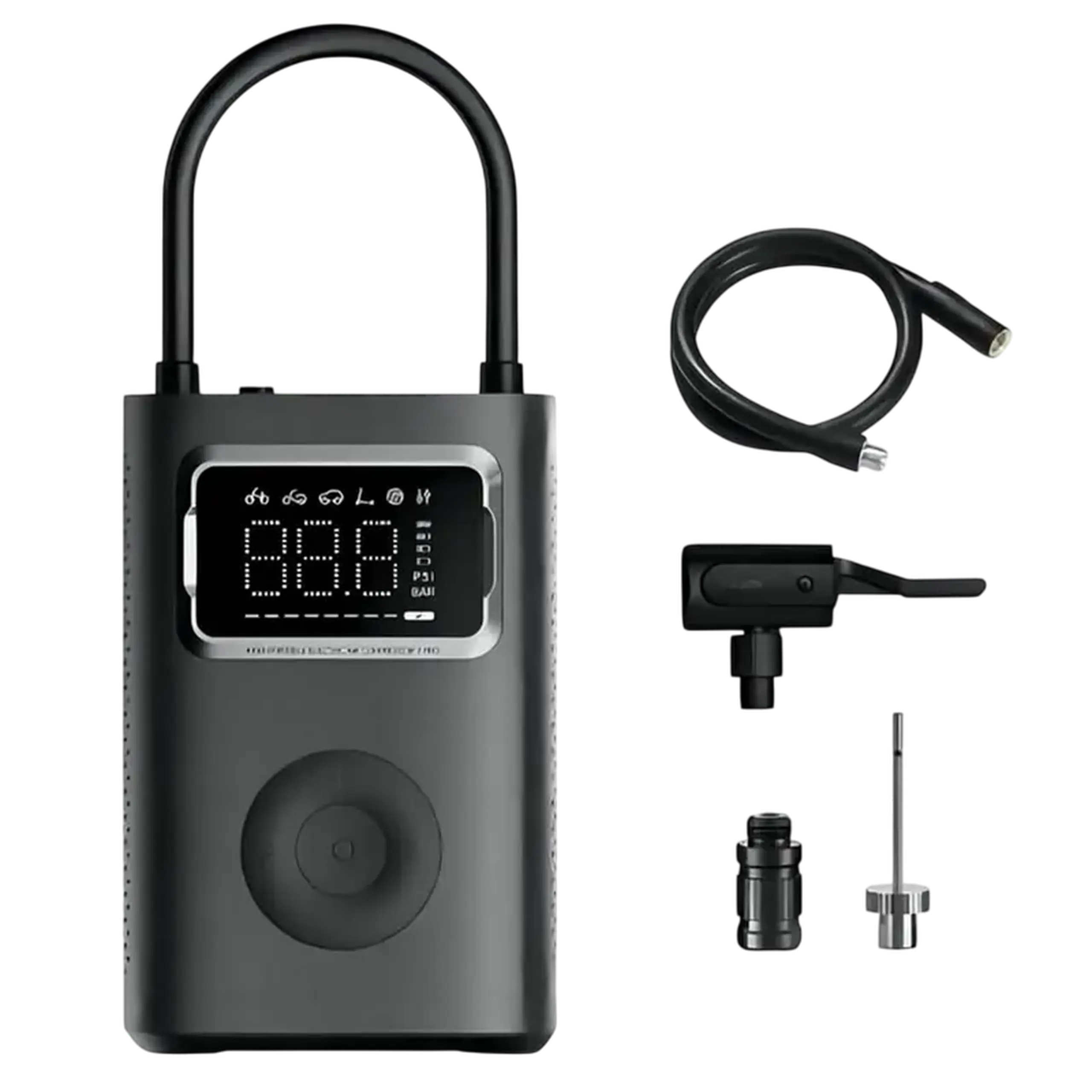Compresor auto Xiaomi Portable Electric Air Compressor 2 Pro, Negru