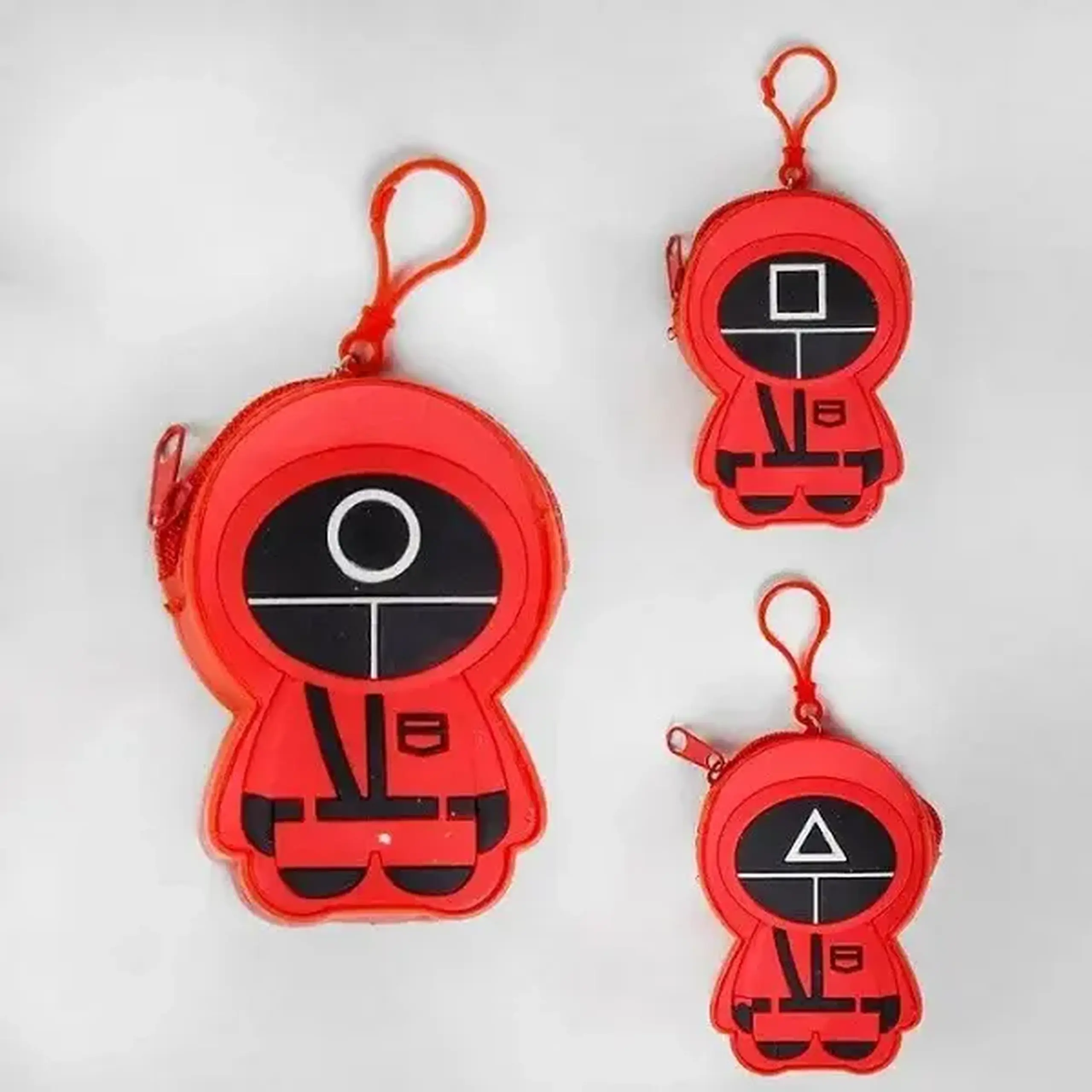 Portofel/breloc din silicon ”Squid Game” (8*11сm)