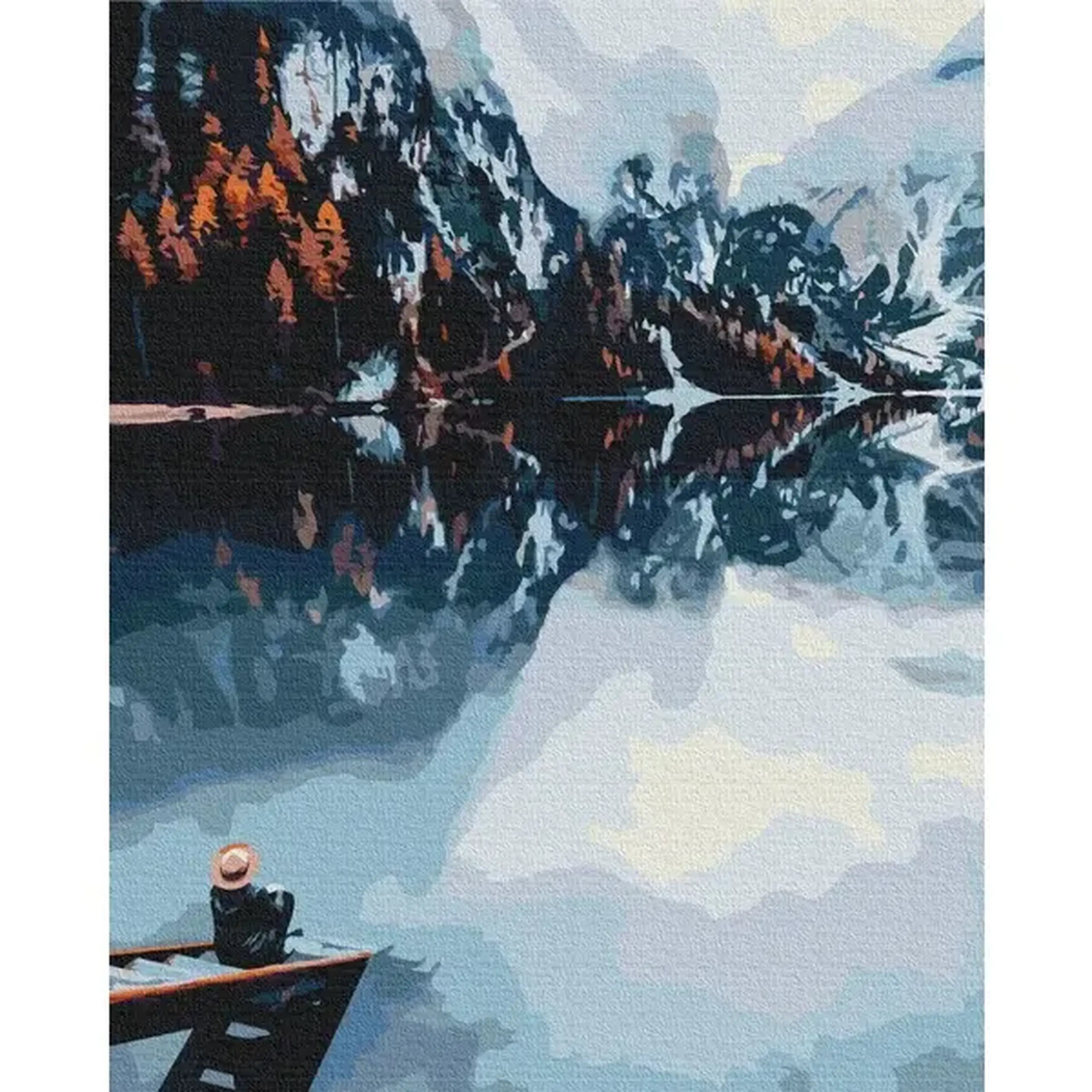 Pictură pe numere 40*50 cm (în cutie) – Toamna în prim plan