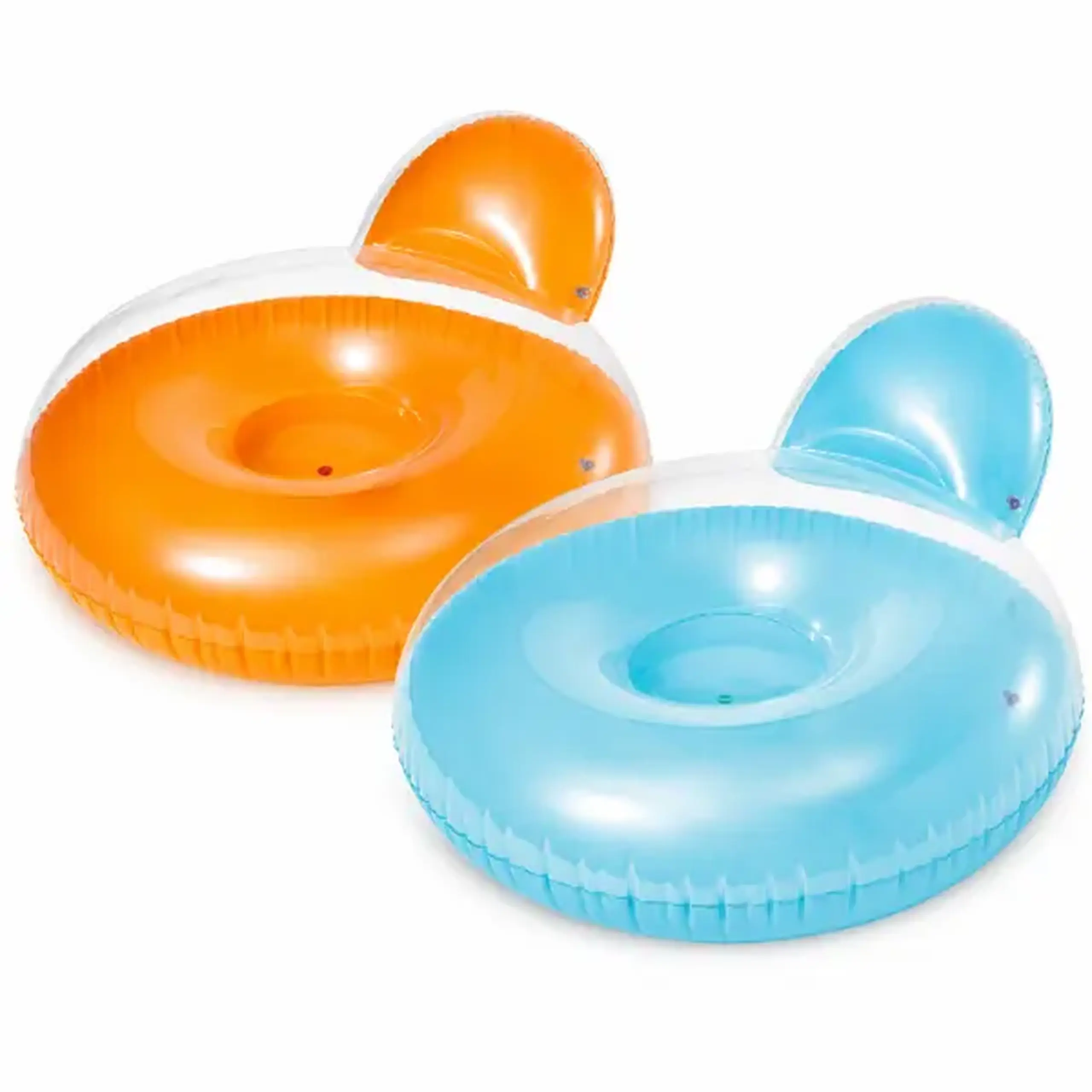 INTEX Şezlong-cerc gonflabil pentru înot 137х122 cm, 14+, până la 100 kg, 2 culori