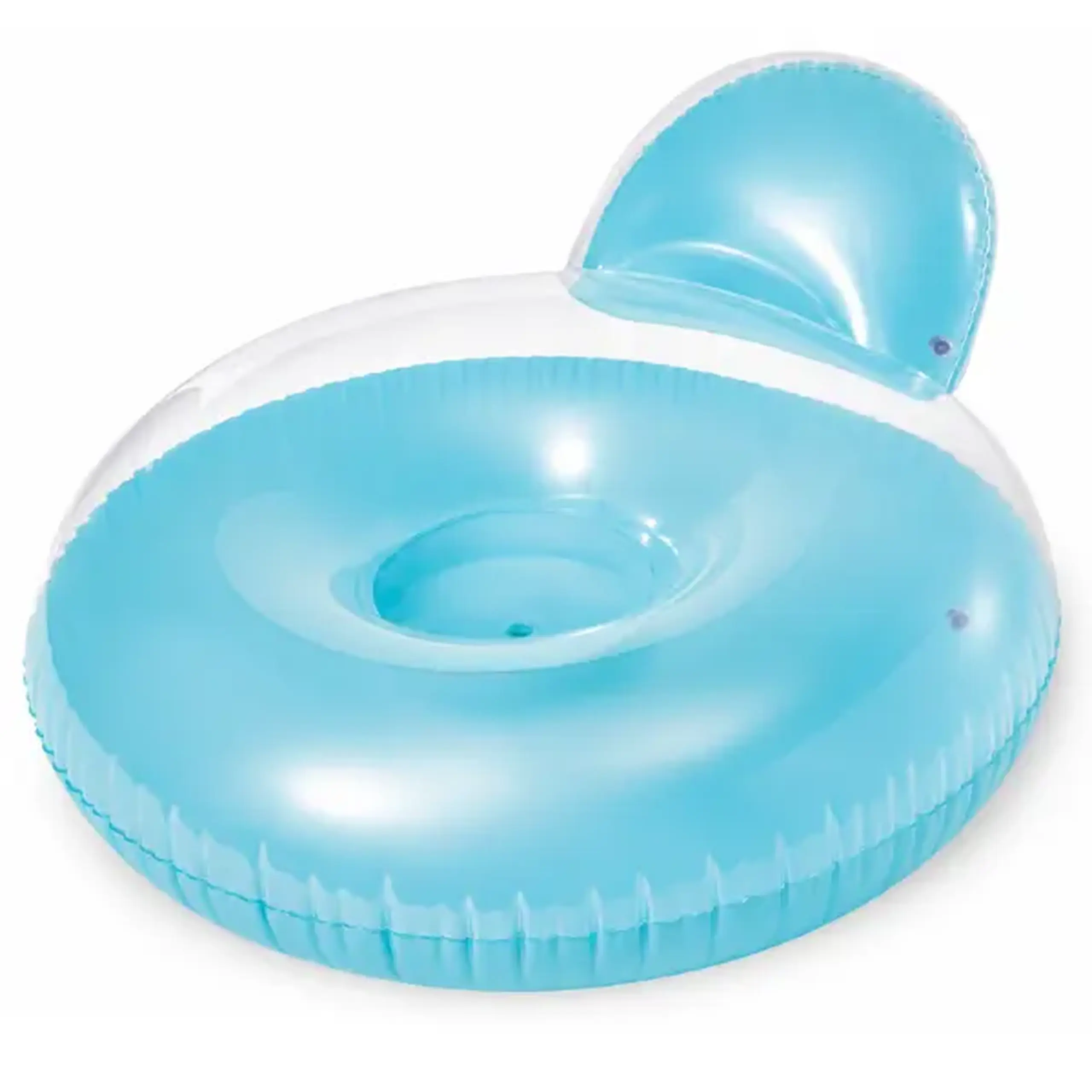 INTEX Şezlong-cerc gonflabil pentru înot 137х122 cm, 14+, până la 100 kg, 2 culori