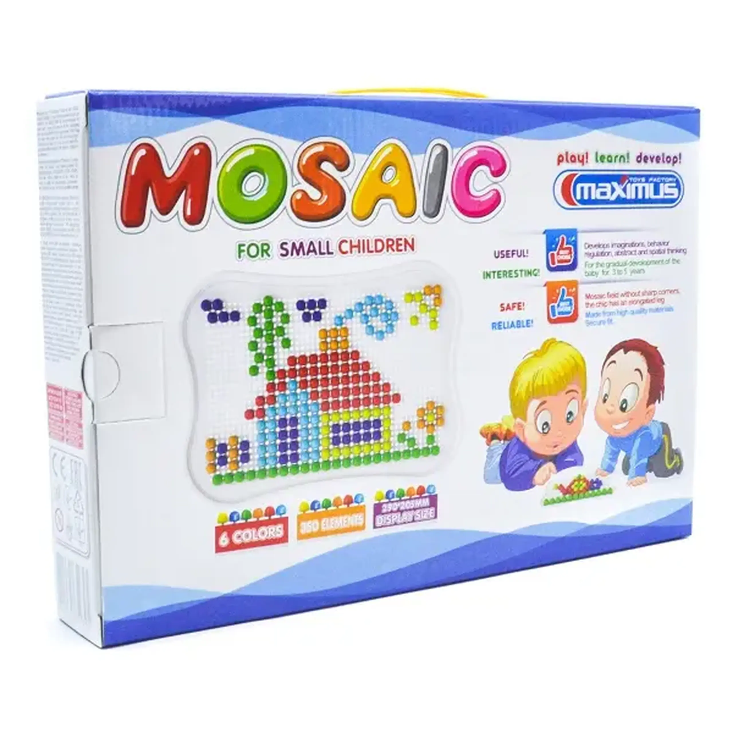 Set de joc „Mozaica pentru cei mici” 350 elem.