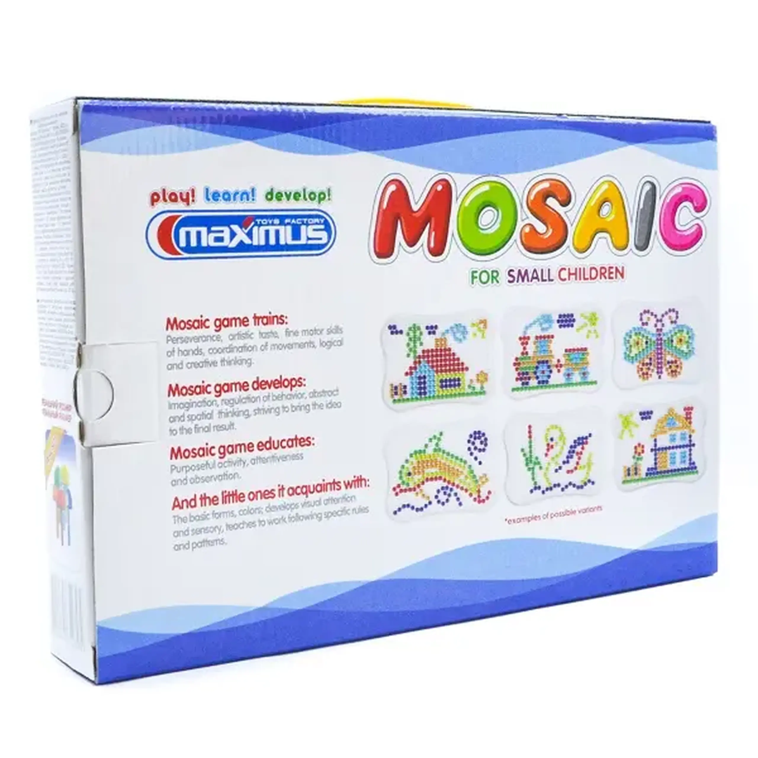 Set de joc „Mozaica pentru cei mici” 350 elem.