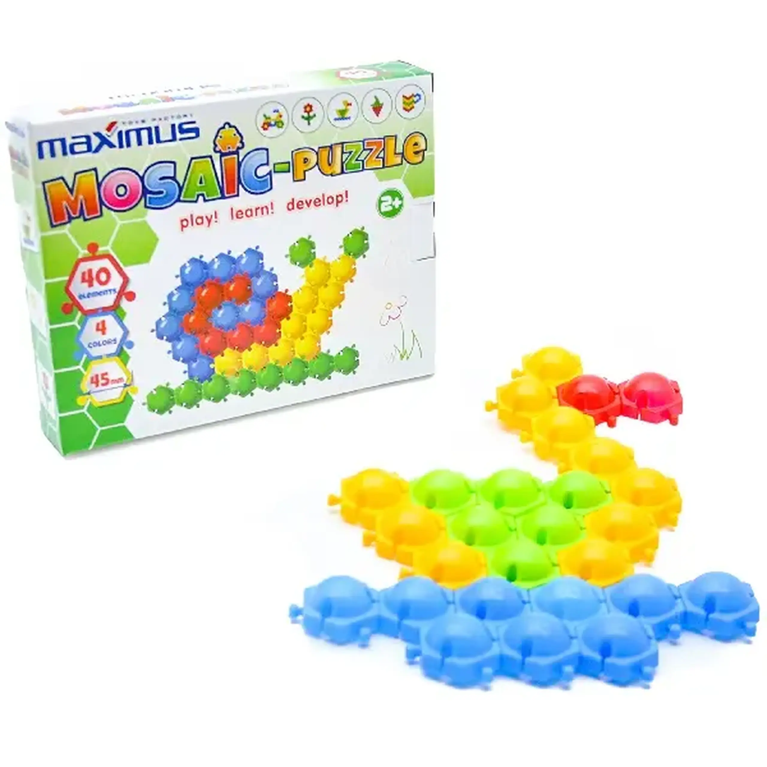 Set de joc „Mozaică-puzzle” 40 elem.