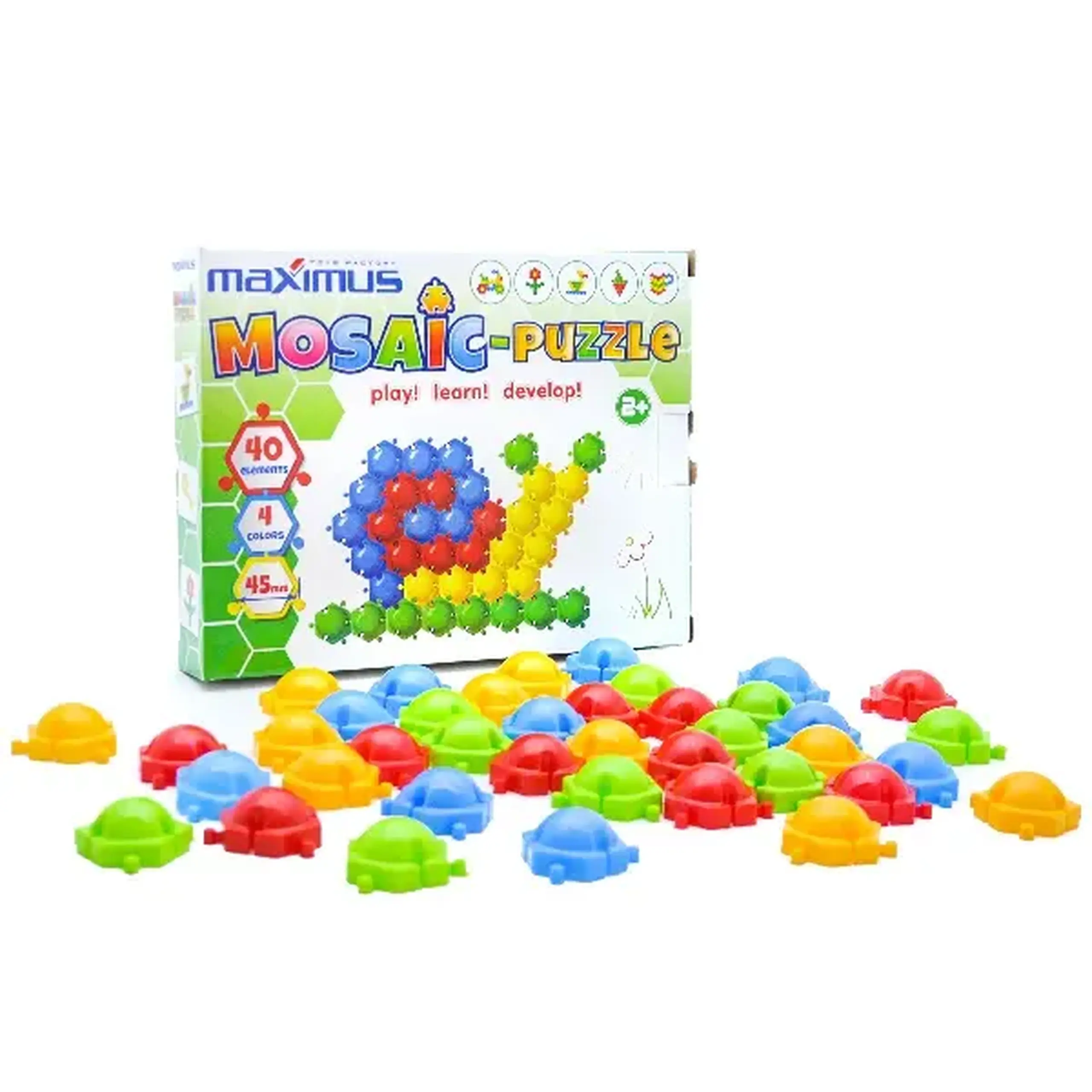 Set de joc „Mozaică-puzzle” 40 elem.