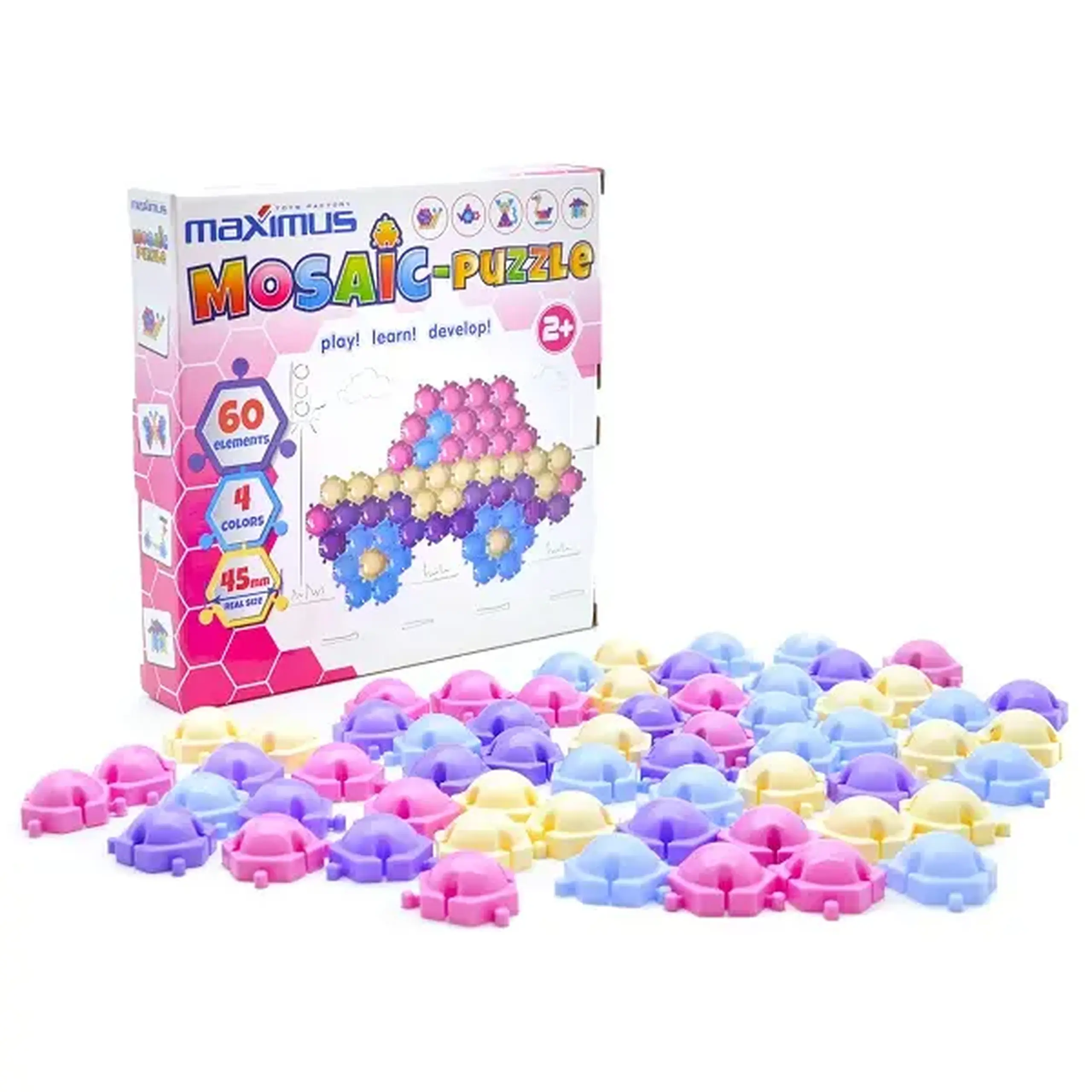 Set de joc „Mozaică-puzzle” 60 elem.
