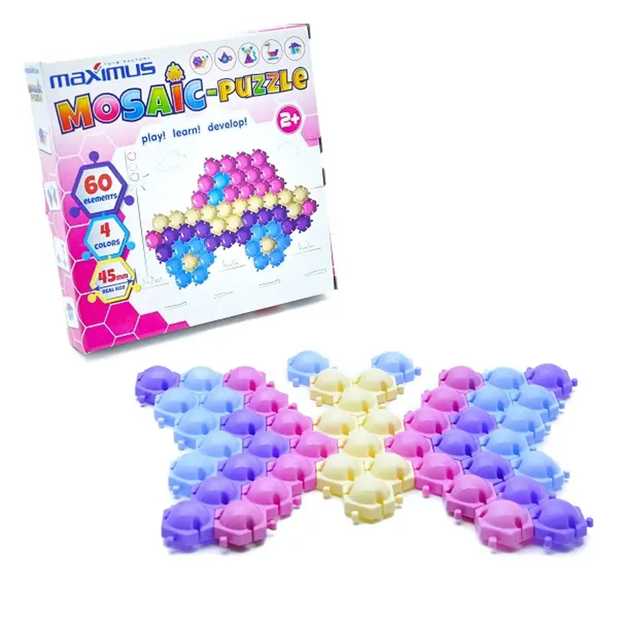 Set de joc „Mozaică-puzzle” 60 elem.
