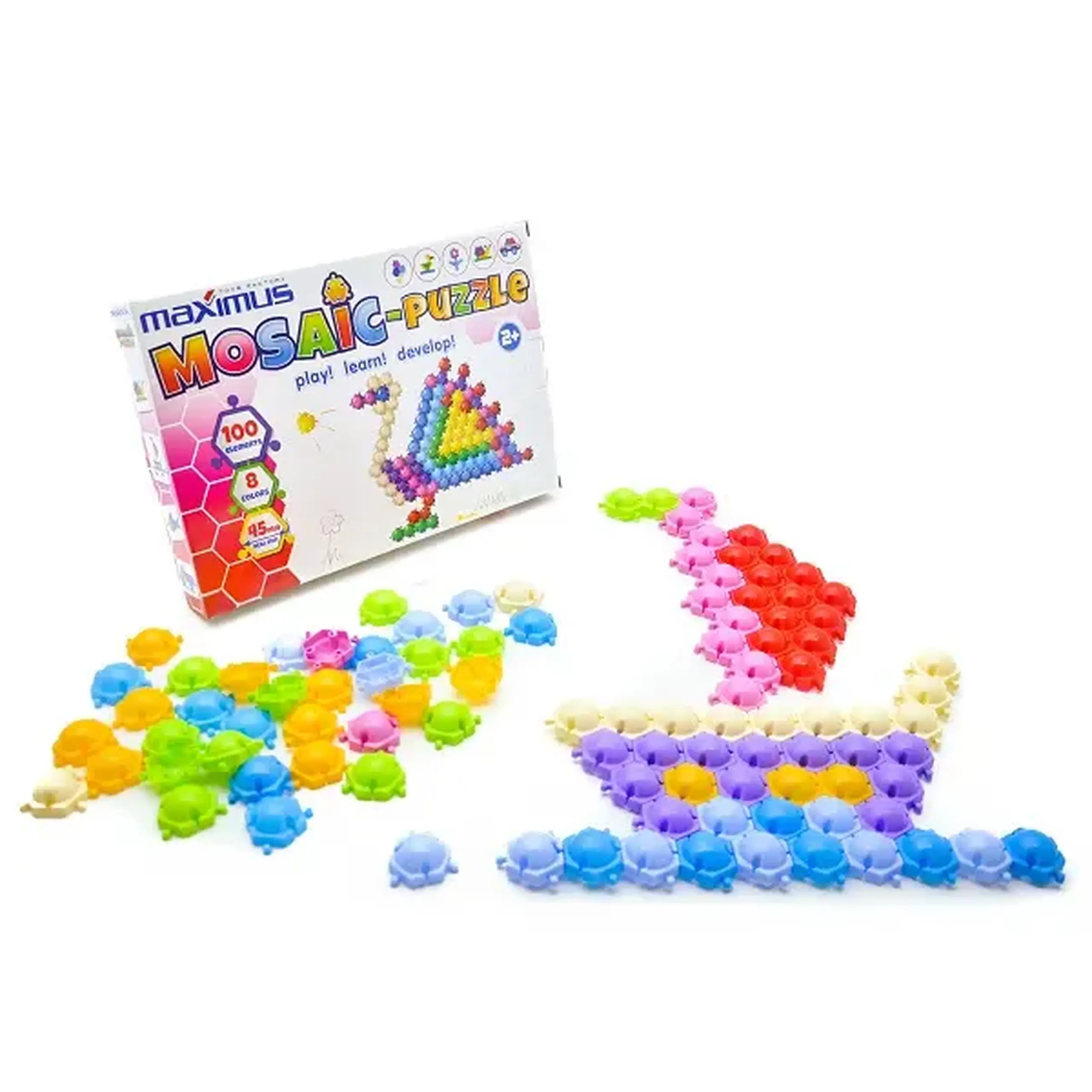 Set de joc „Mozaică-puzzle” 100 elem.