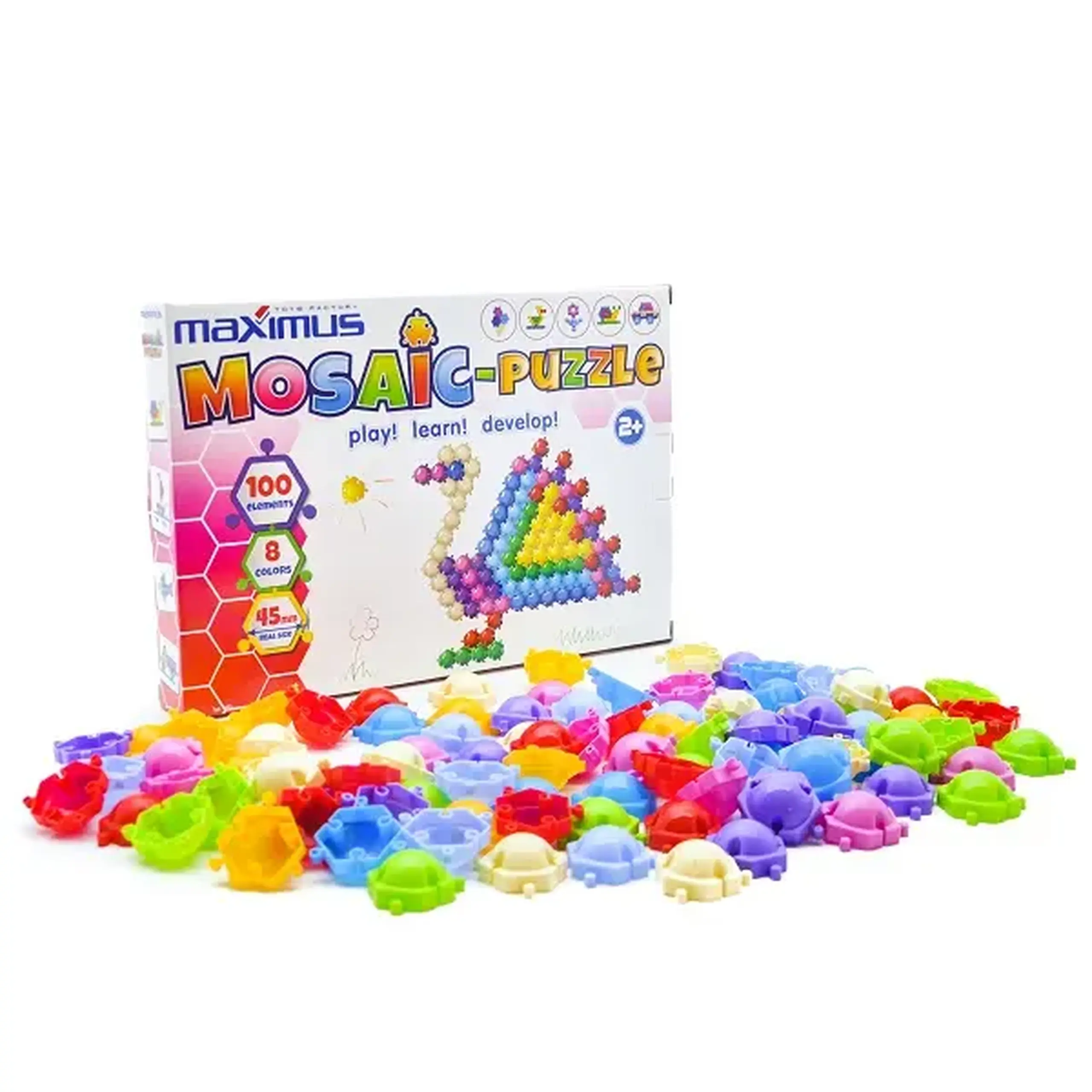 Set de joc „Mozaică-puzzle” 100 elem.