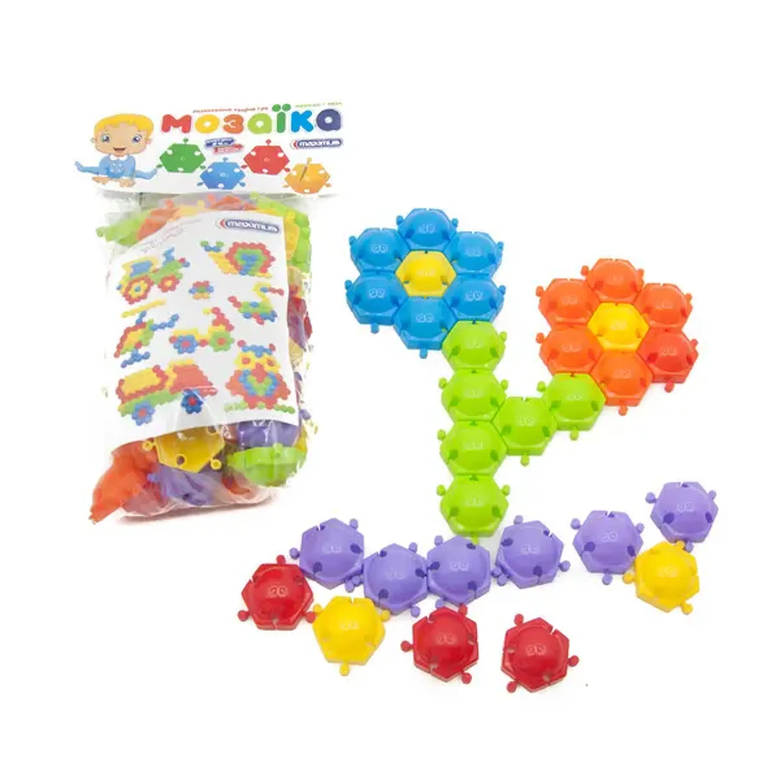 Set de joc „Mozaică-puzzle” 60 elem.