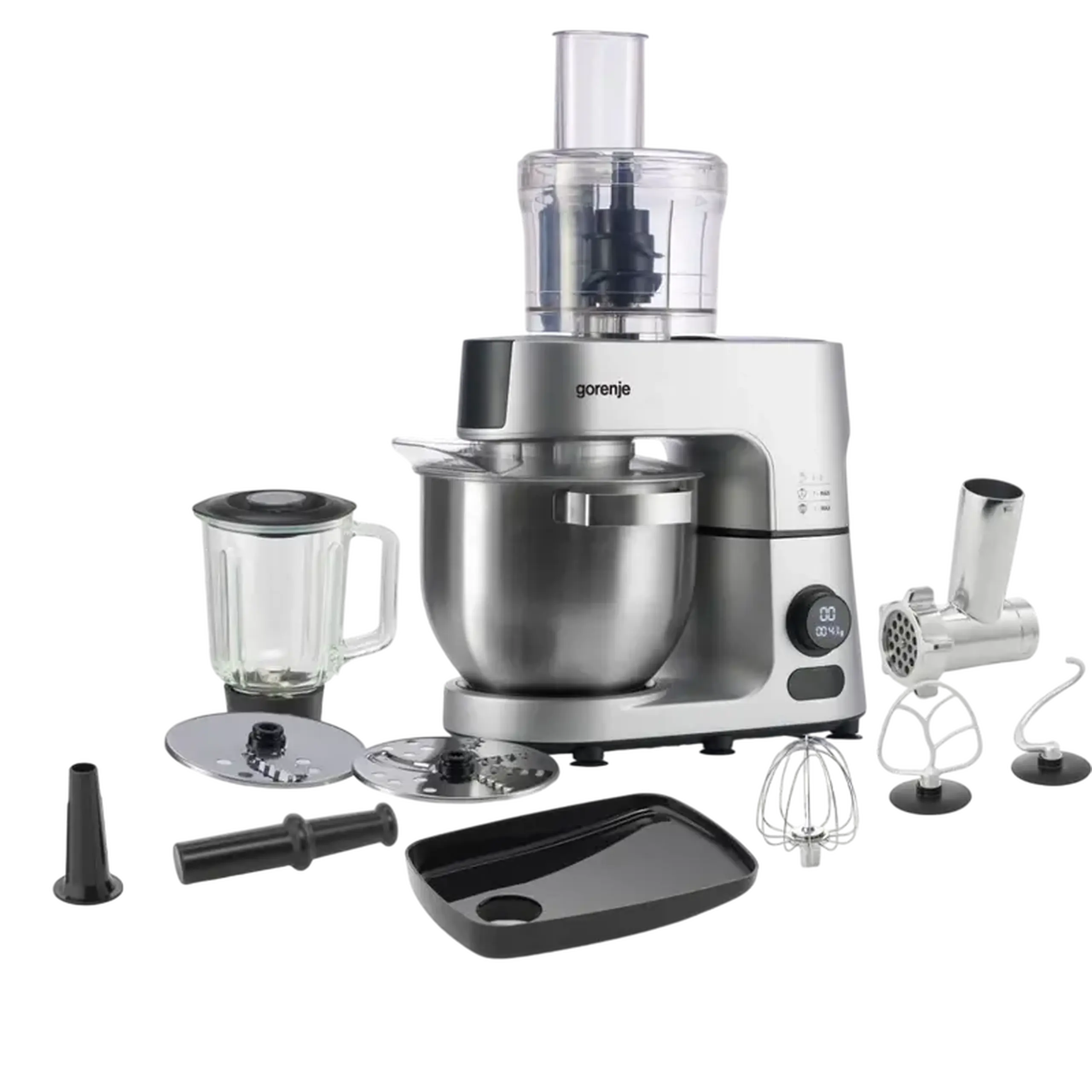 Robot de bucătărie Gorenje MMC1500SCX, Oțel inoxidabil