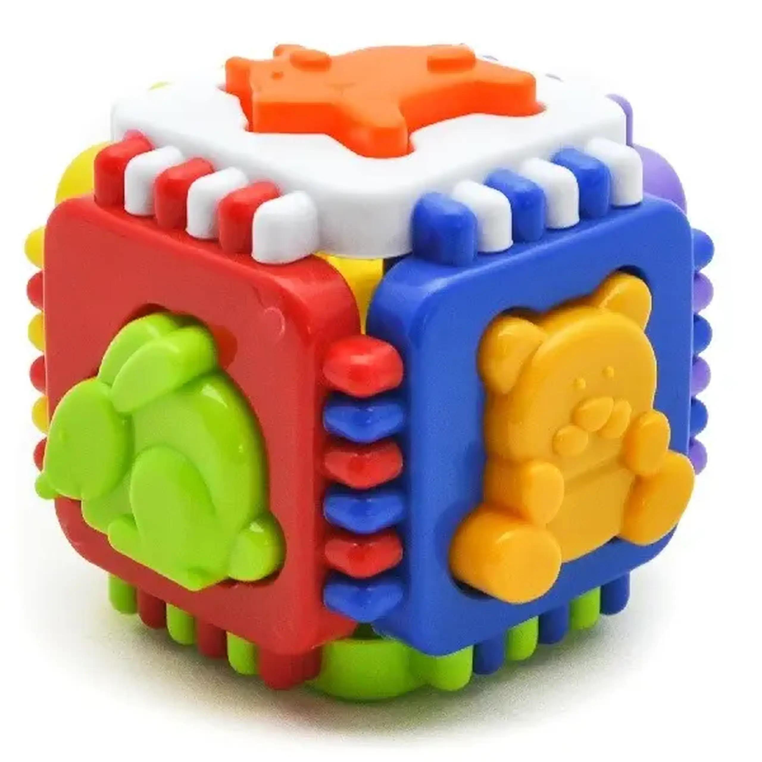 Jucărie-sorter "Cubul logic" din 12 elem.
