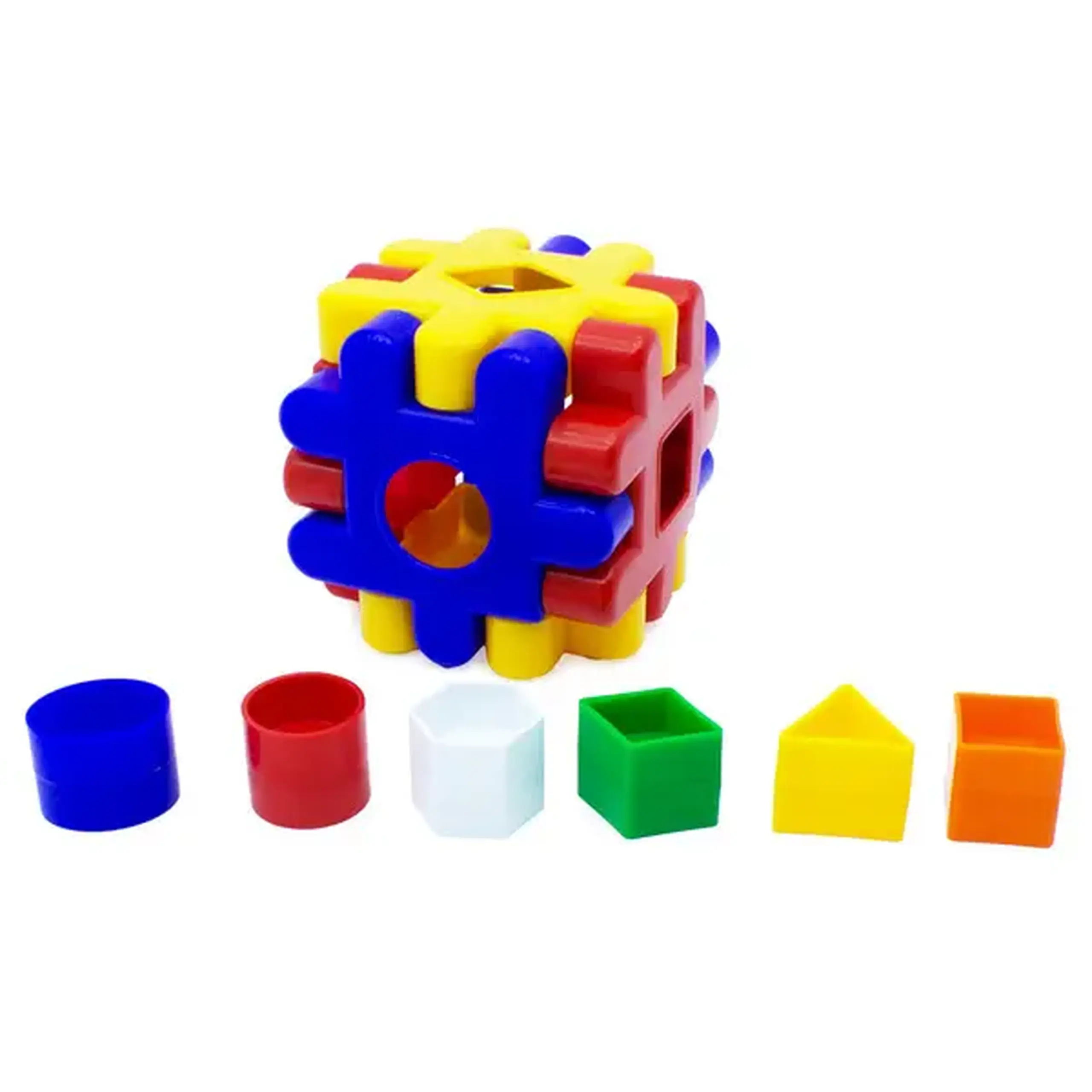 Jucărie-sorter "Cubul logic 3D" 12 elem.