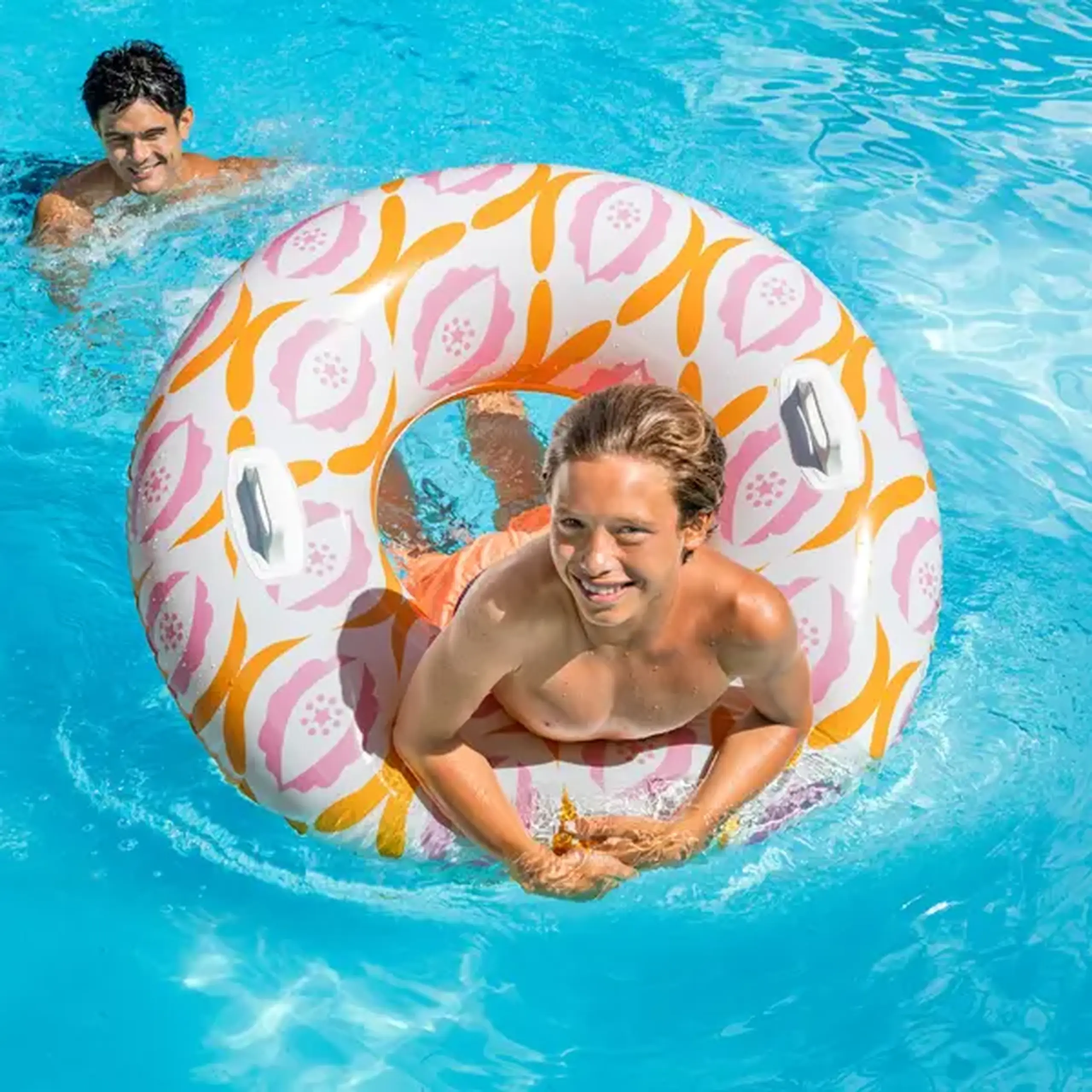 INTEX Cerc gonflabil “Infinit” D 91 cm cu mânere, până la 60kg, 9+