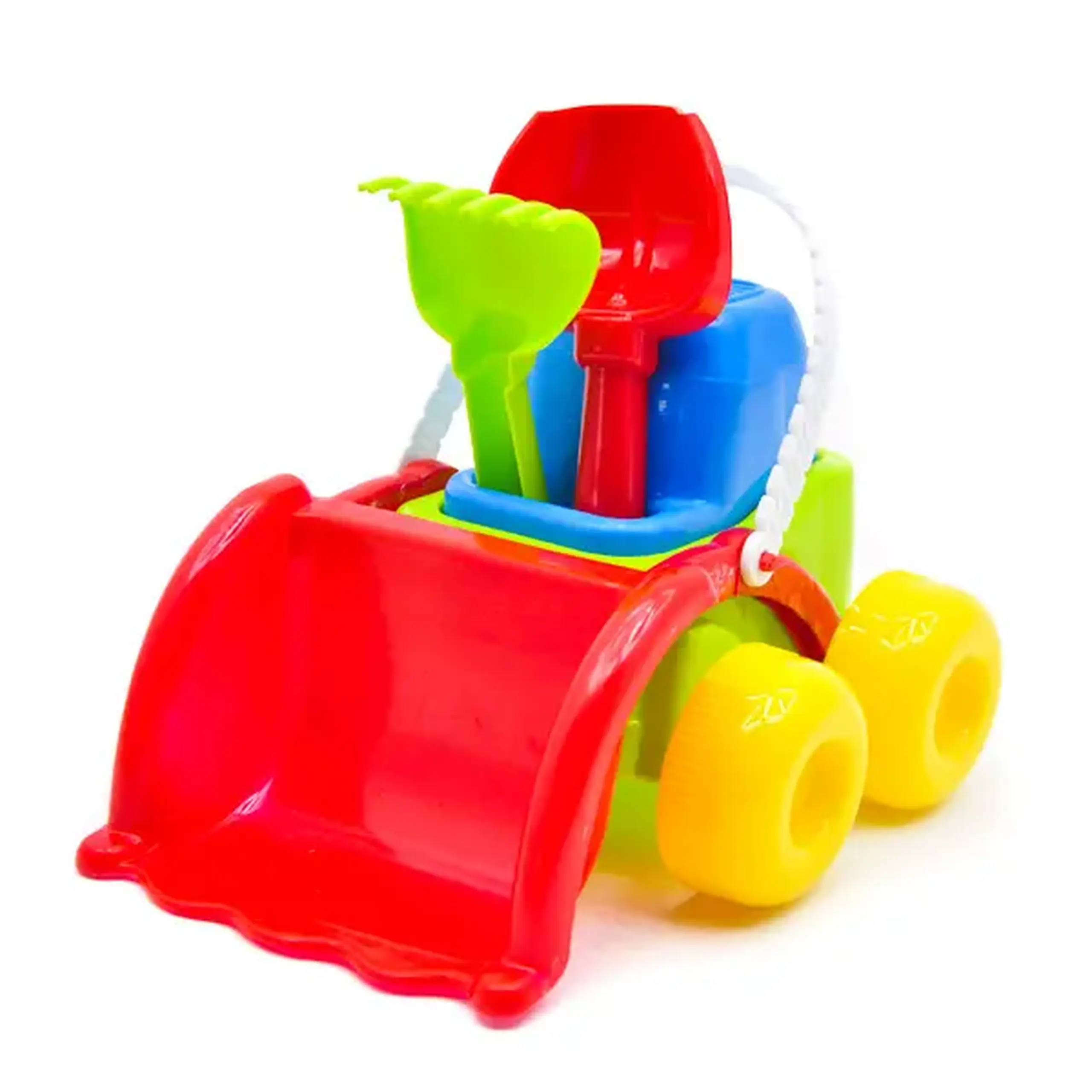 Mașinuță și set de nisip „Bebik” în asortiment