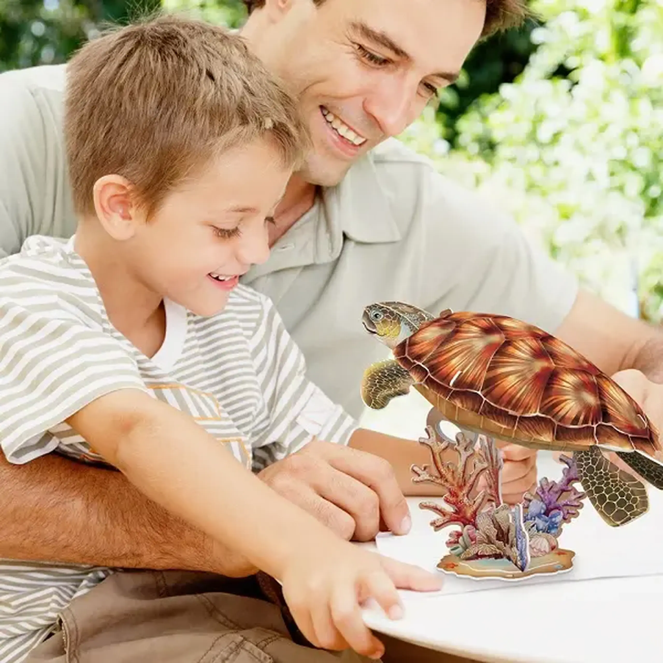 3D puzzle "Broască țestoasă", 31 elemente