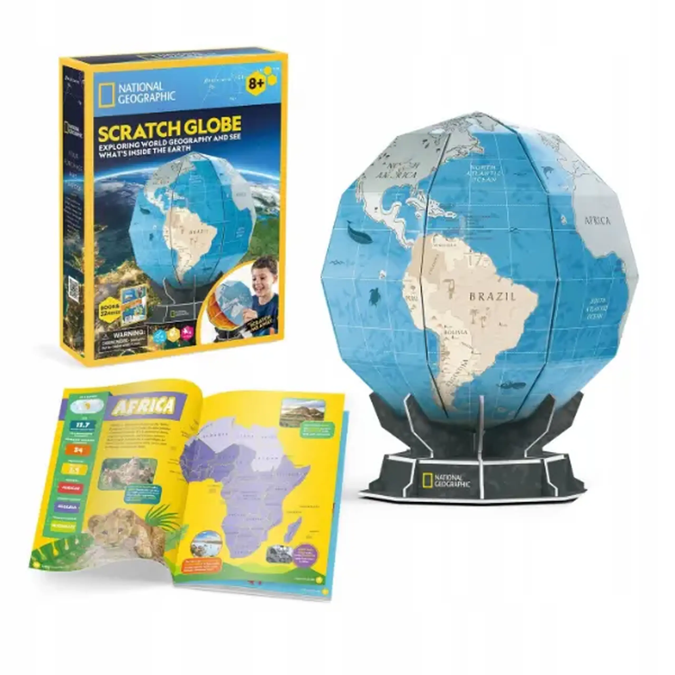 STEM Series 3D puzzle "Glob pământesc" - studiem geografia lumii, 31 elem.