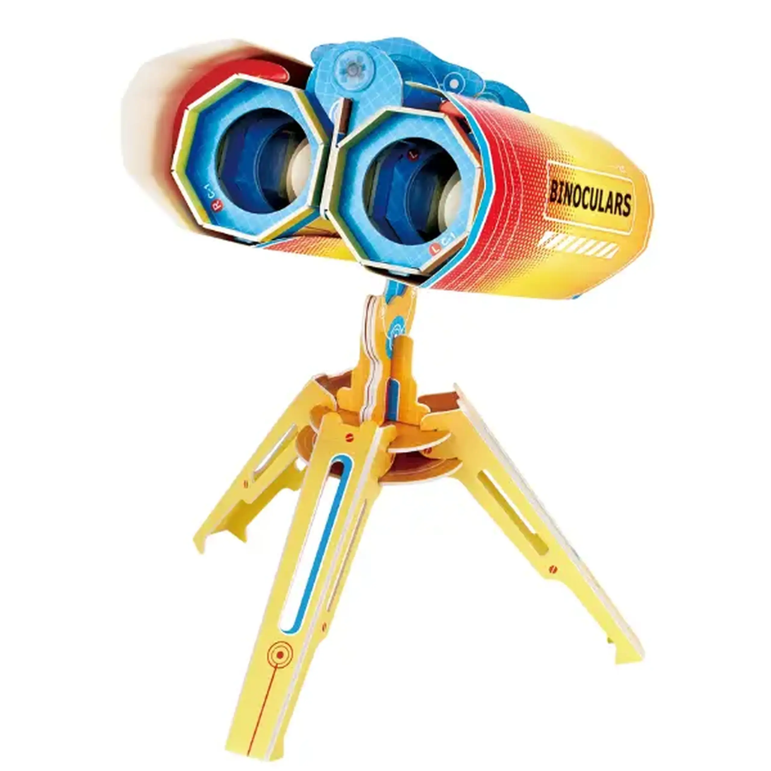STEM Series 3D puzzle "Binoclu" - studiem principiile de focalizare și mărire, 49 elem.